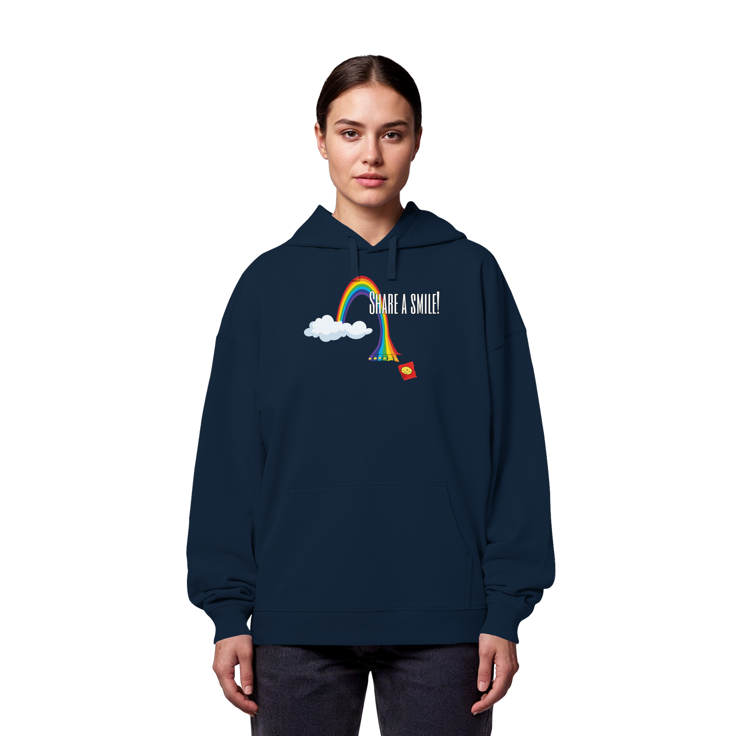 SHAREASMILE! - Organic Oversize Hoodie