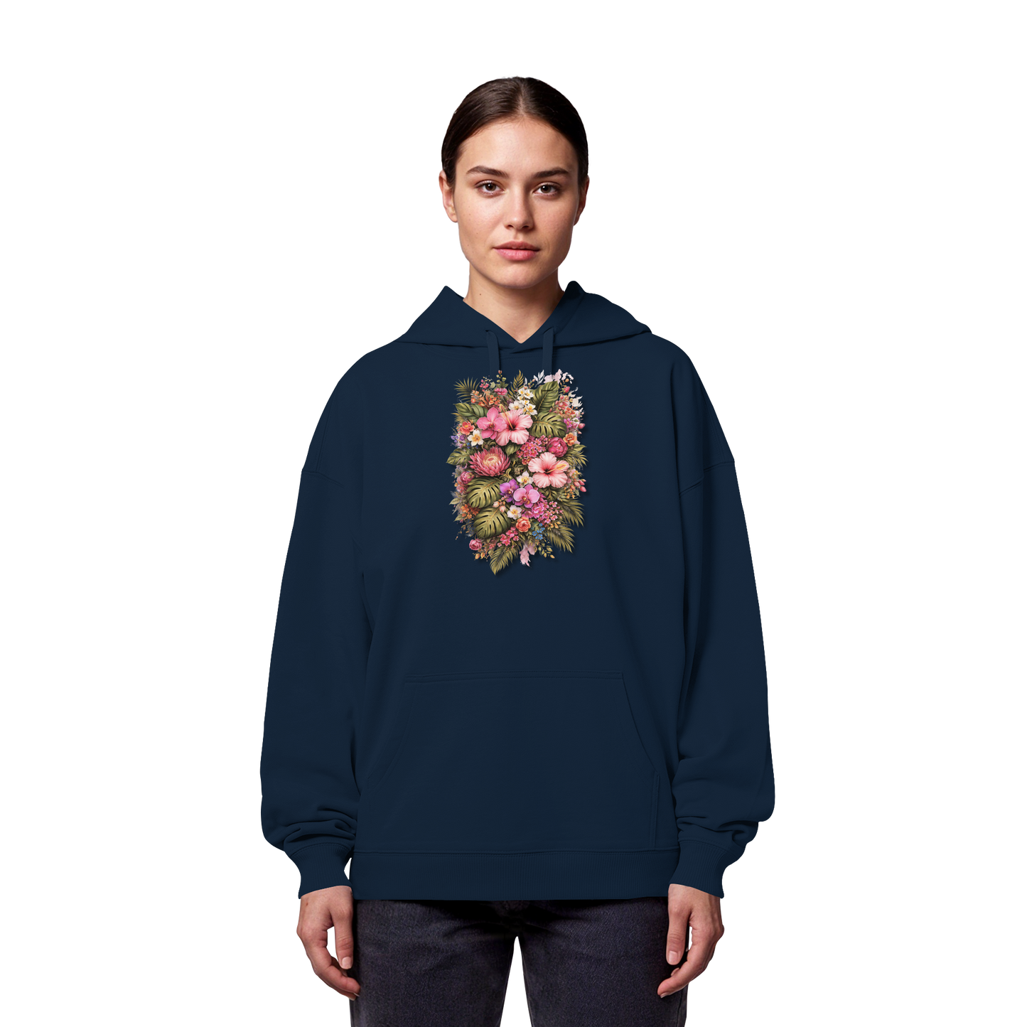 FLOWER POWER! - Organic Oversize Hoodie