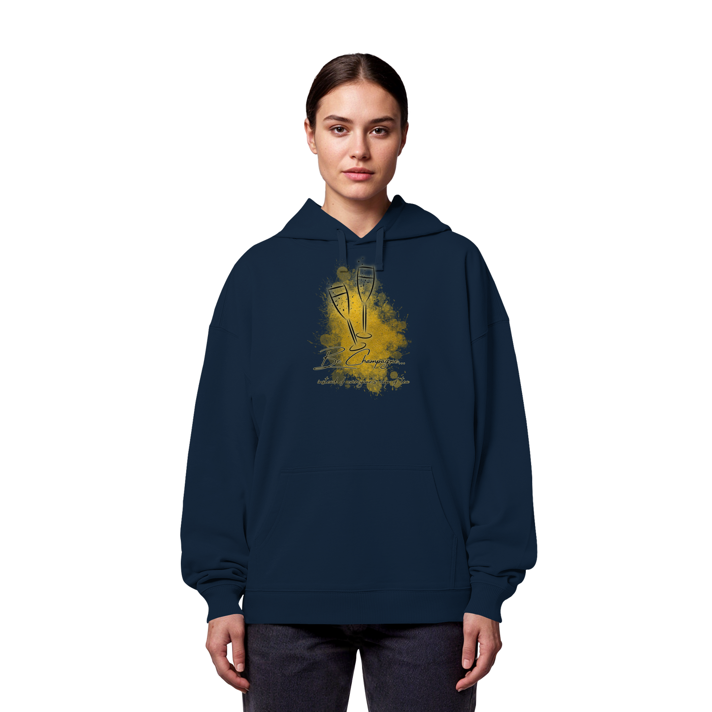 CHAMPAGNE! - Organic Oversize Hoodie