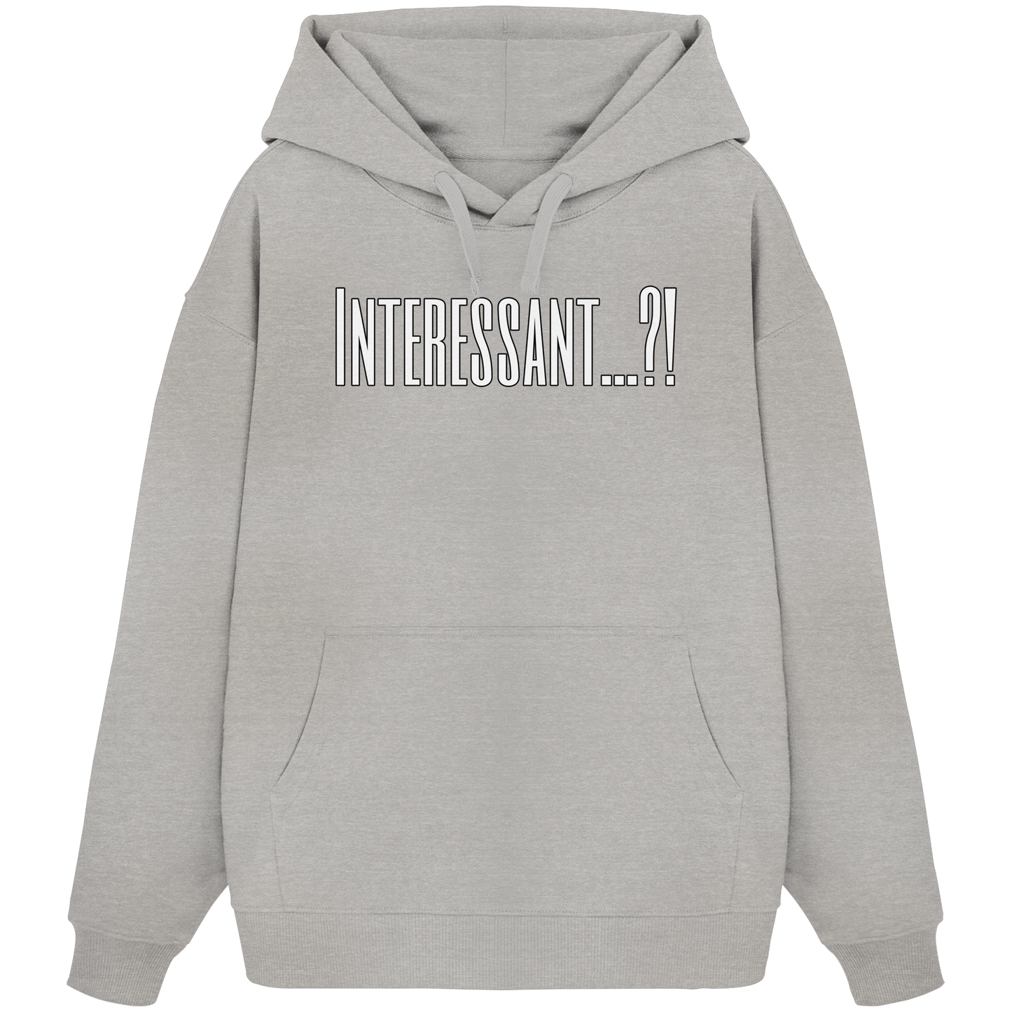 INTERESTING...?! - Organic Oversize Hoodie