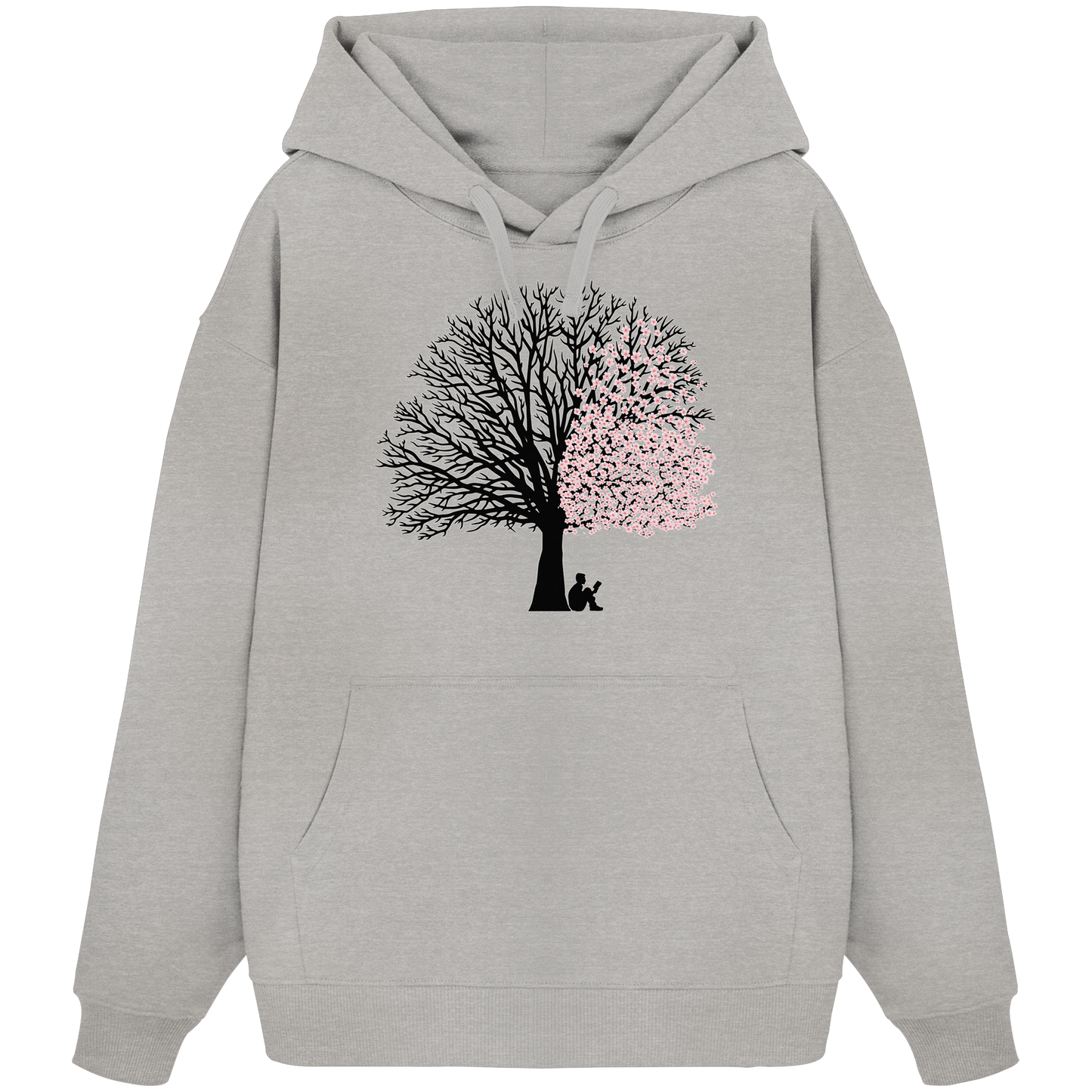 CHERRY BLOSSOM SHADOW! - Organic Oversize Hoodie