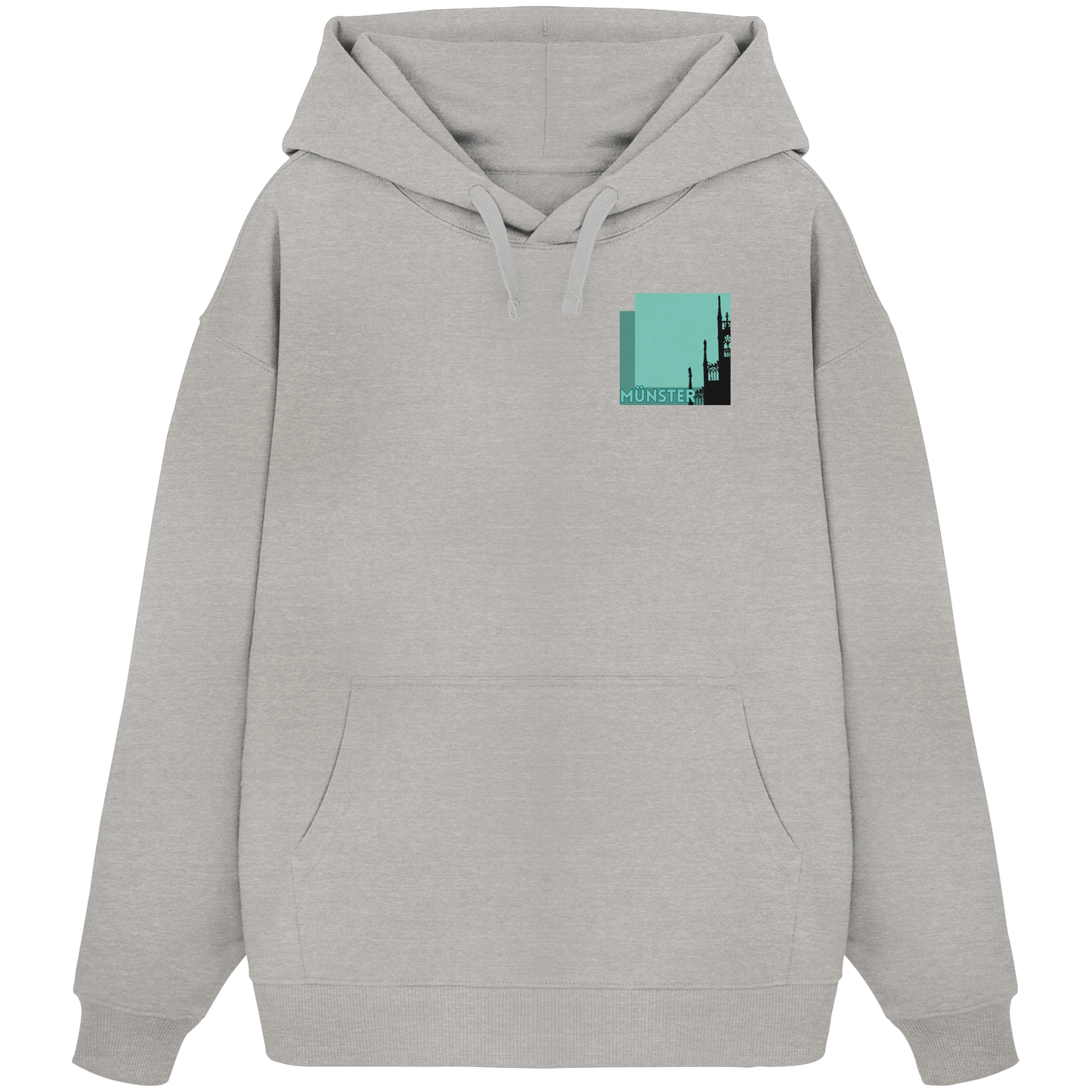 MÜNSTER SILHOUETTE! - Organic Oversize Hoodie