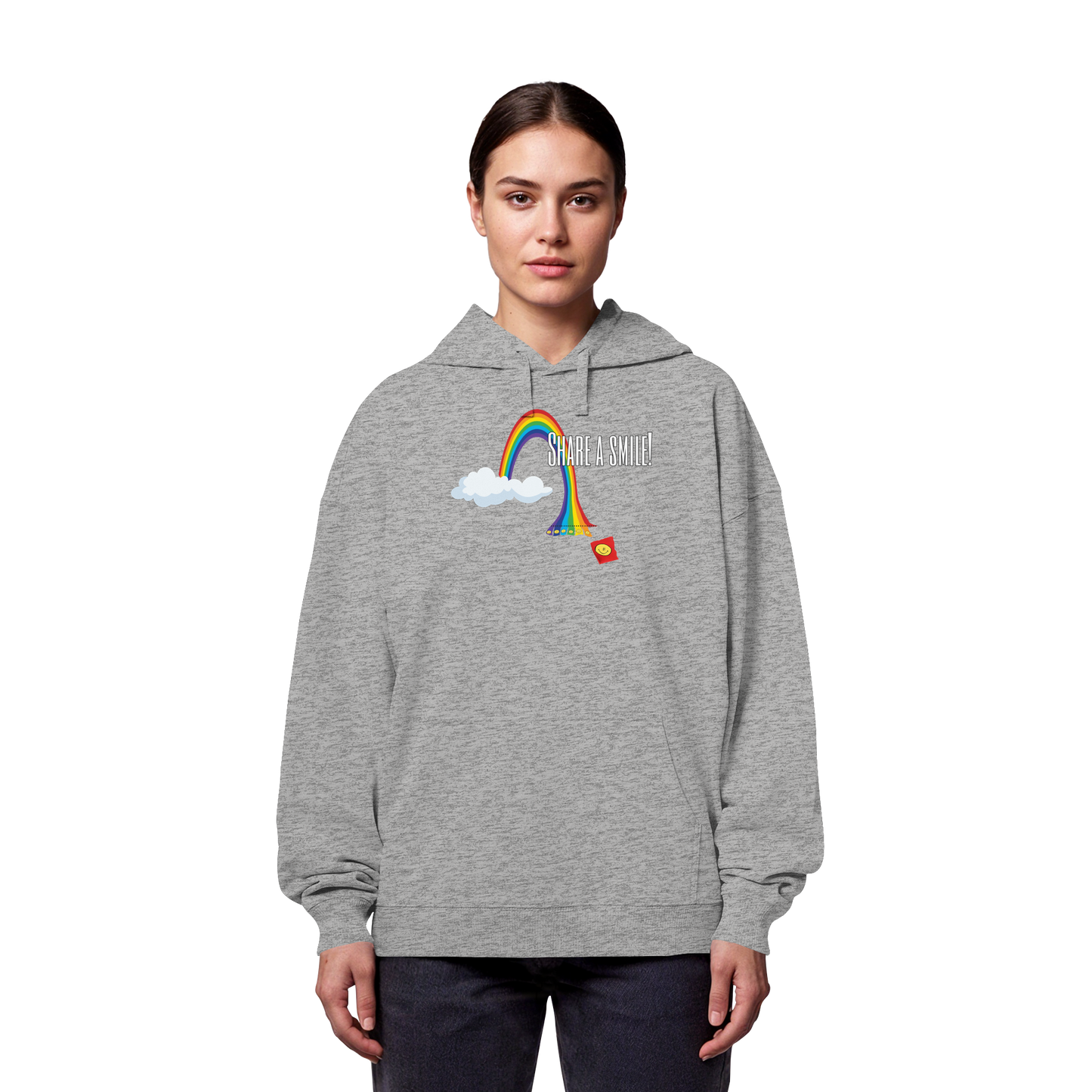 SHAREASMILE! - Organic Oversize Hoodie