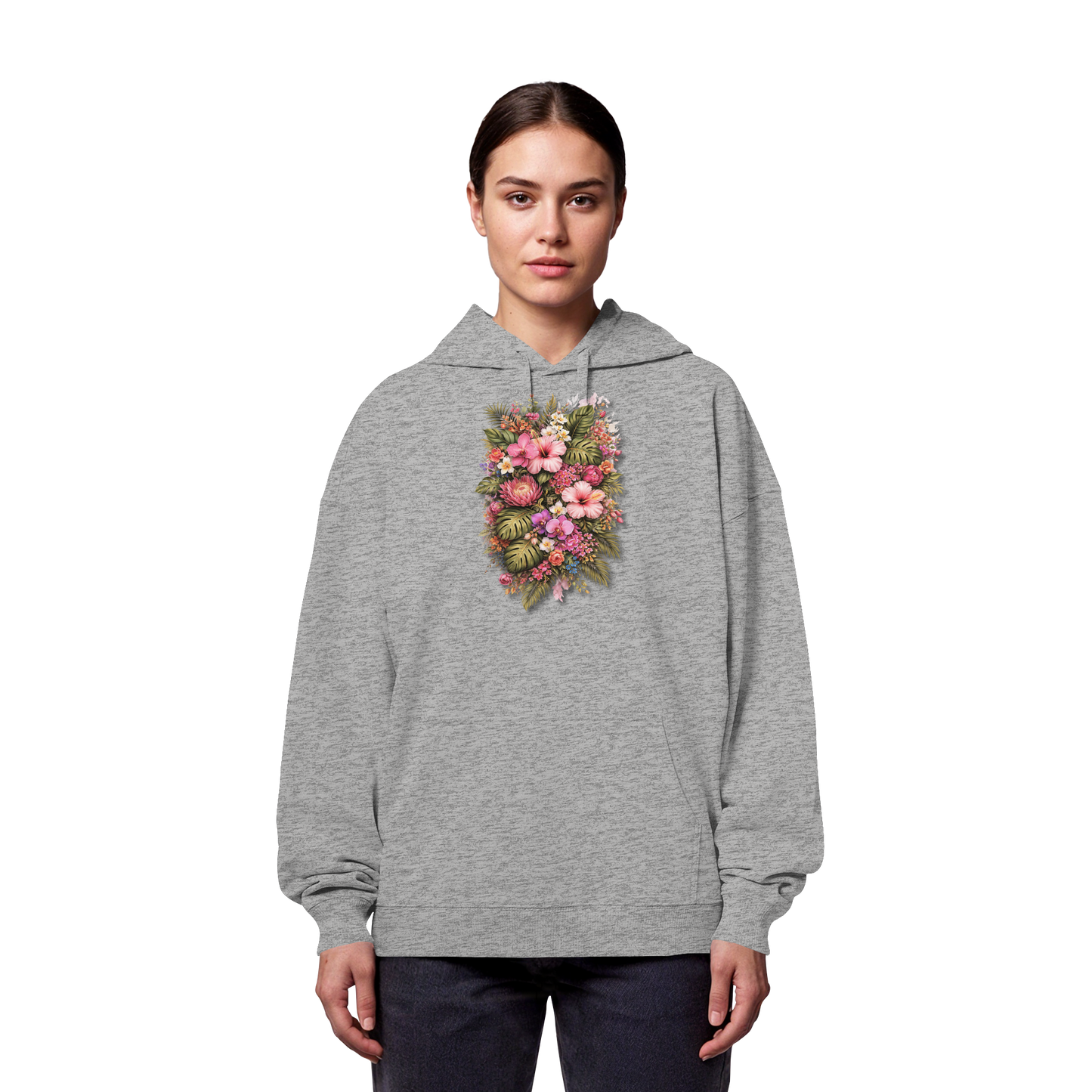 FLOWER POWER! - Organic Oversize Hoodie