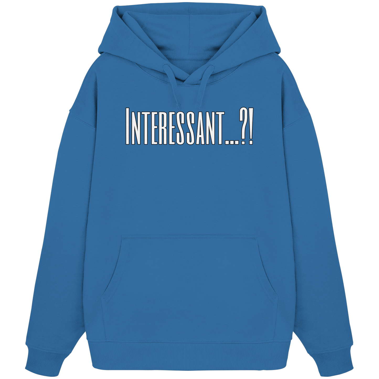 INTERESTING...?! - Organic Oversize Hoodie