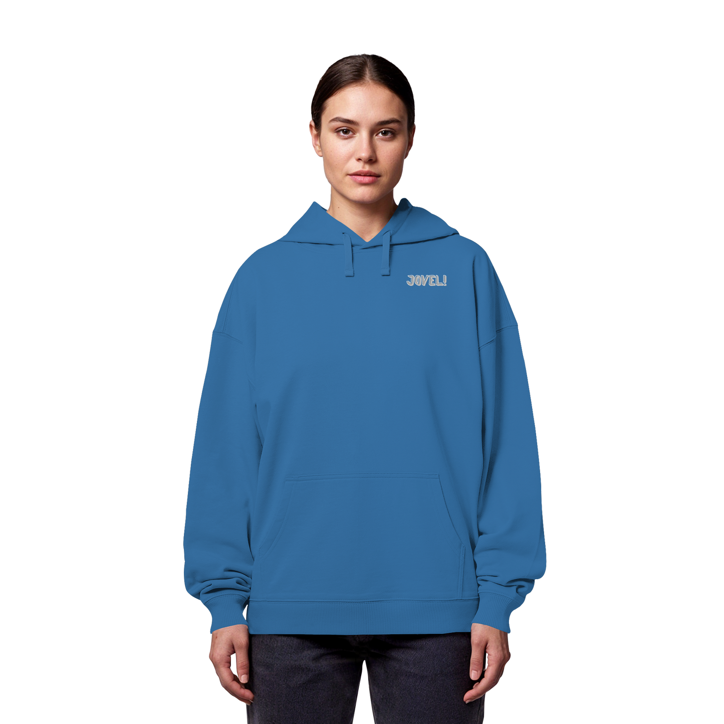 JOVEL! (Embroidery) - Organic Oversize Hoodie