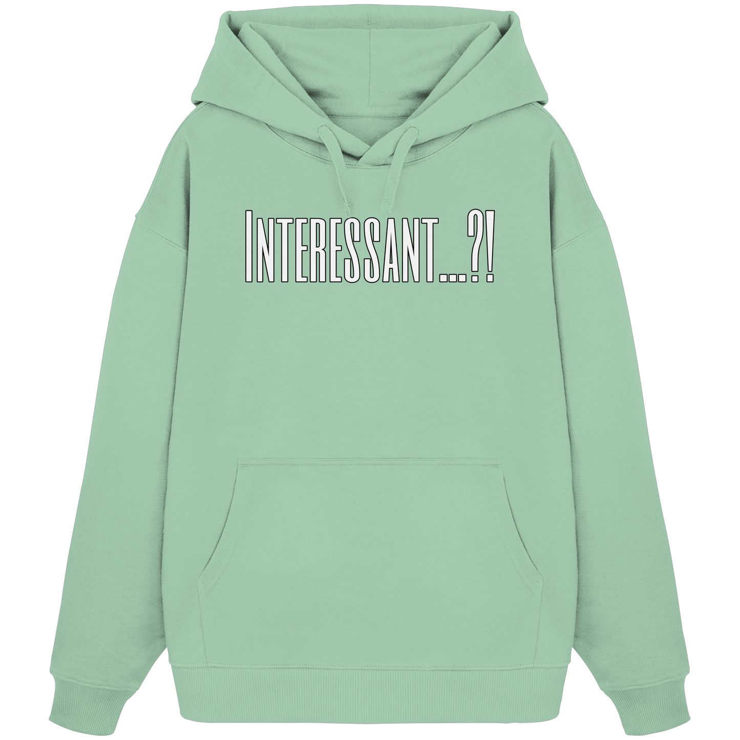 INTERESTING...?! - Organic Oversize Hoodie