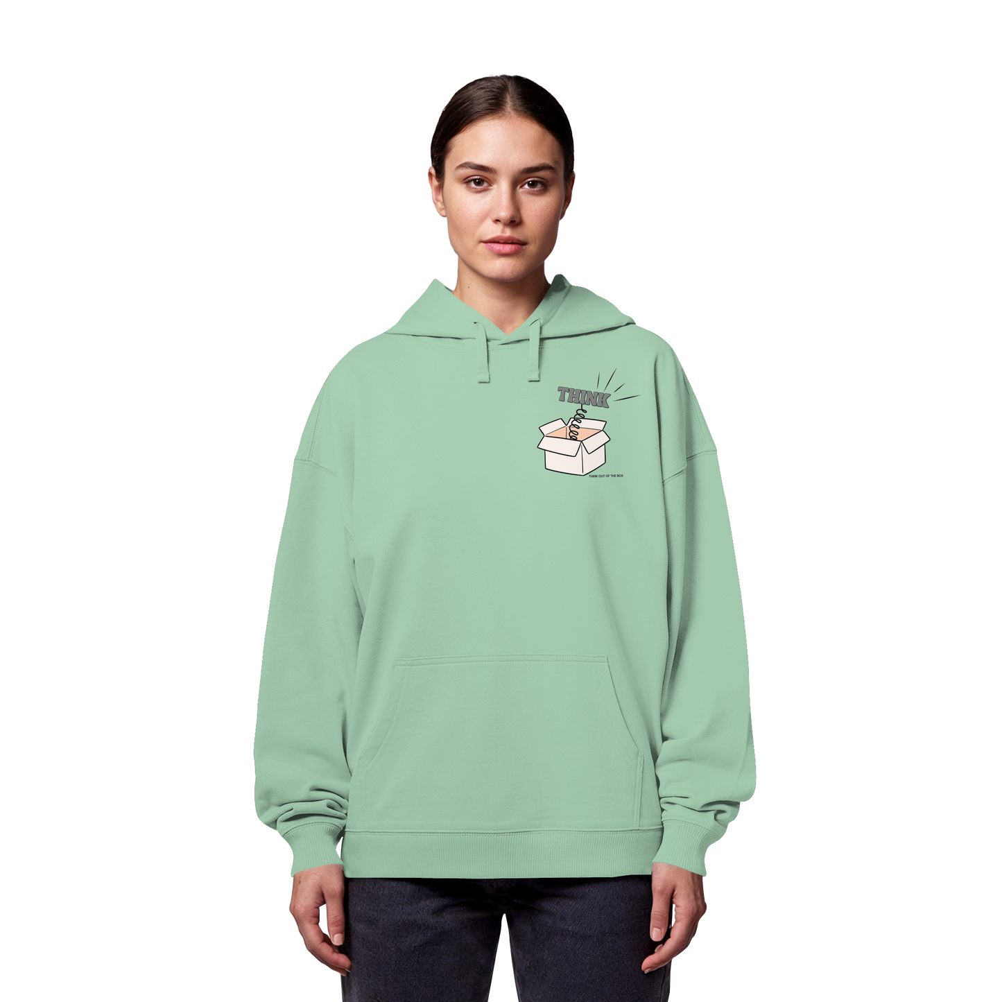 THINK! - Organic Oversized Hoodie
