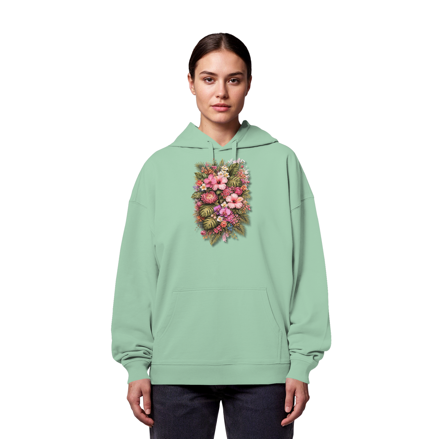 FLOWER POWER! - Organic Oversize Hoodie