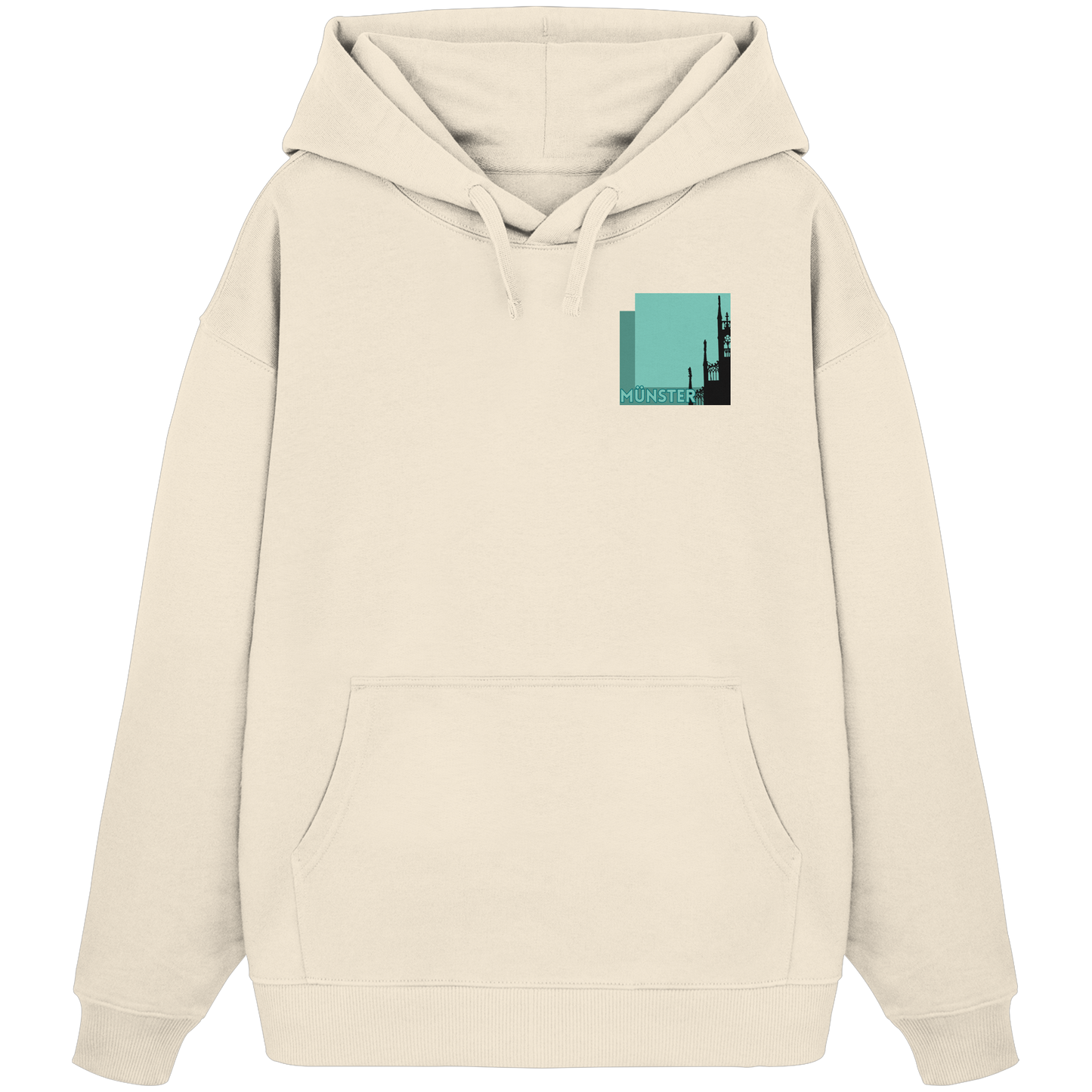 MÜNSTER SILHOUETTE! - Organic Oversize Hoodie