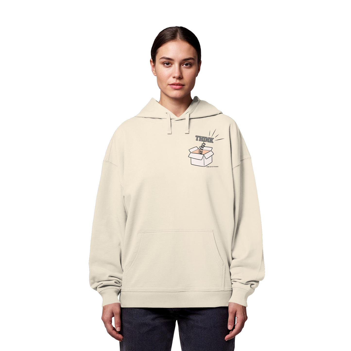 THINK! - Organic Oversized Hoodie