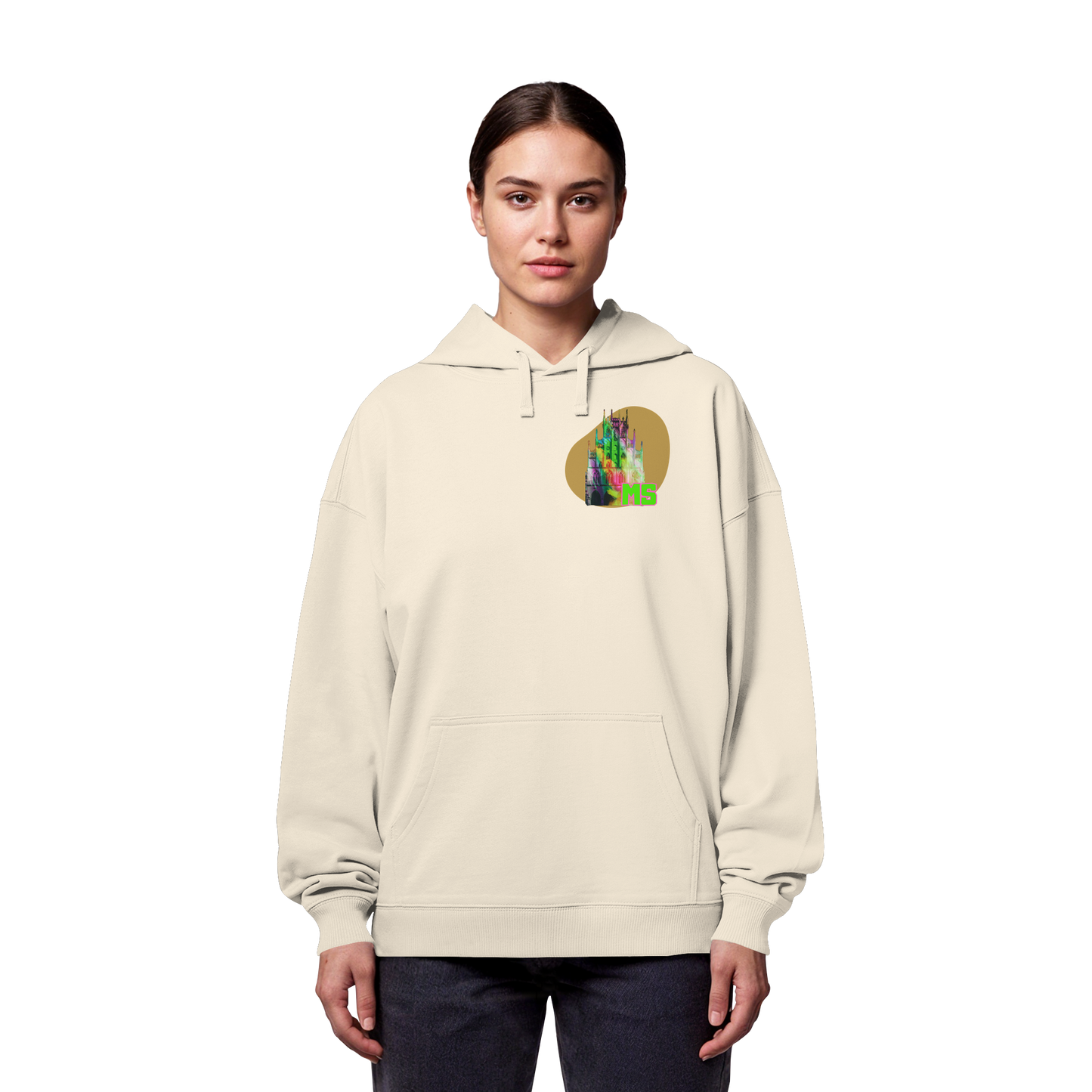 COLORFULTOWNHALL! - Organic Oversize Hoodie