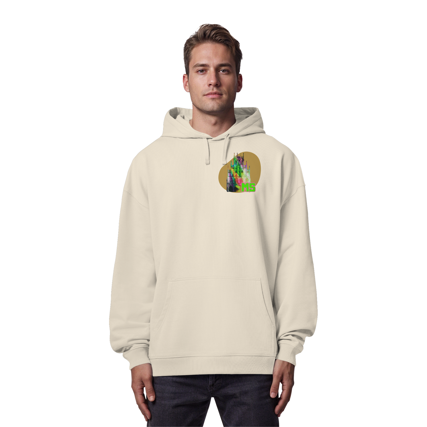 COLORFULTOWNHALL! - Organic Oversize Hoodie