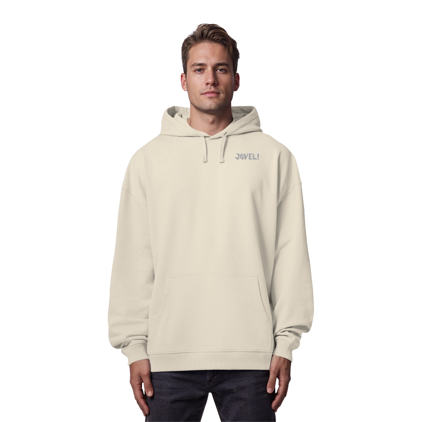 JOVEL! (Embroidery) - Organic Oversize Hoodie