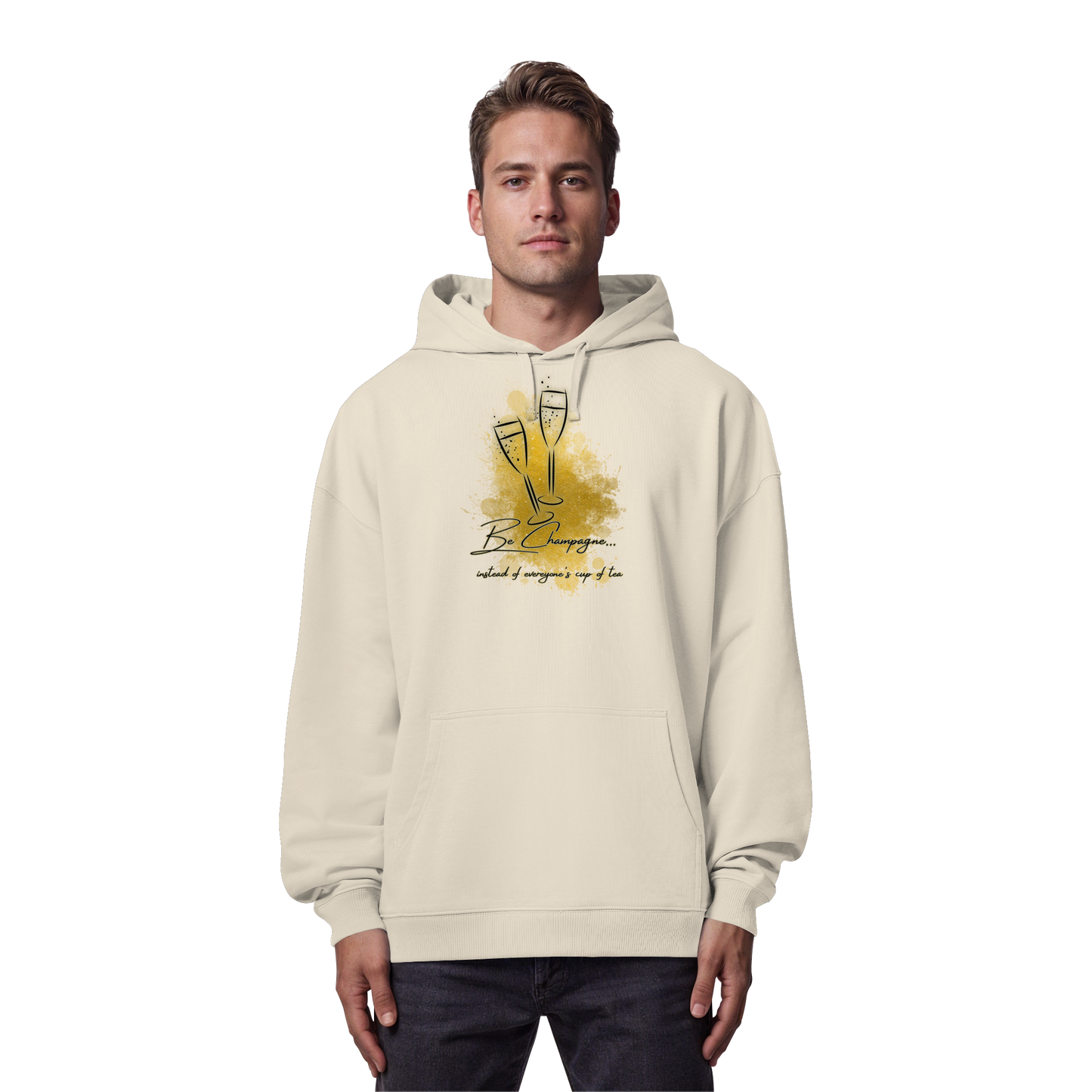 CHAMPAGNE! - Organic Oversize Hoodie