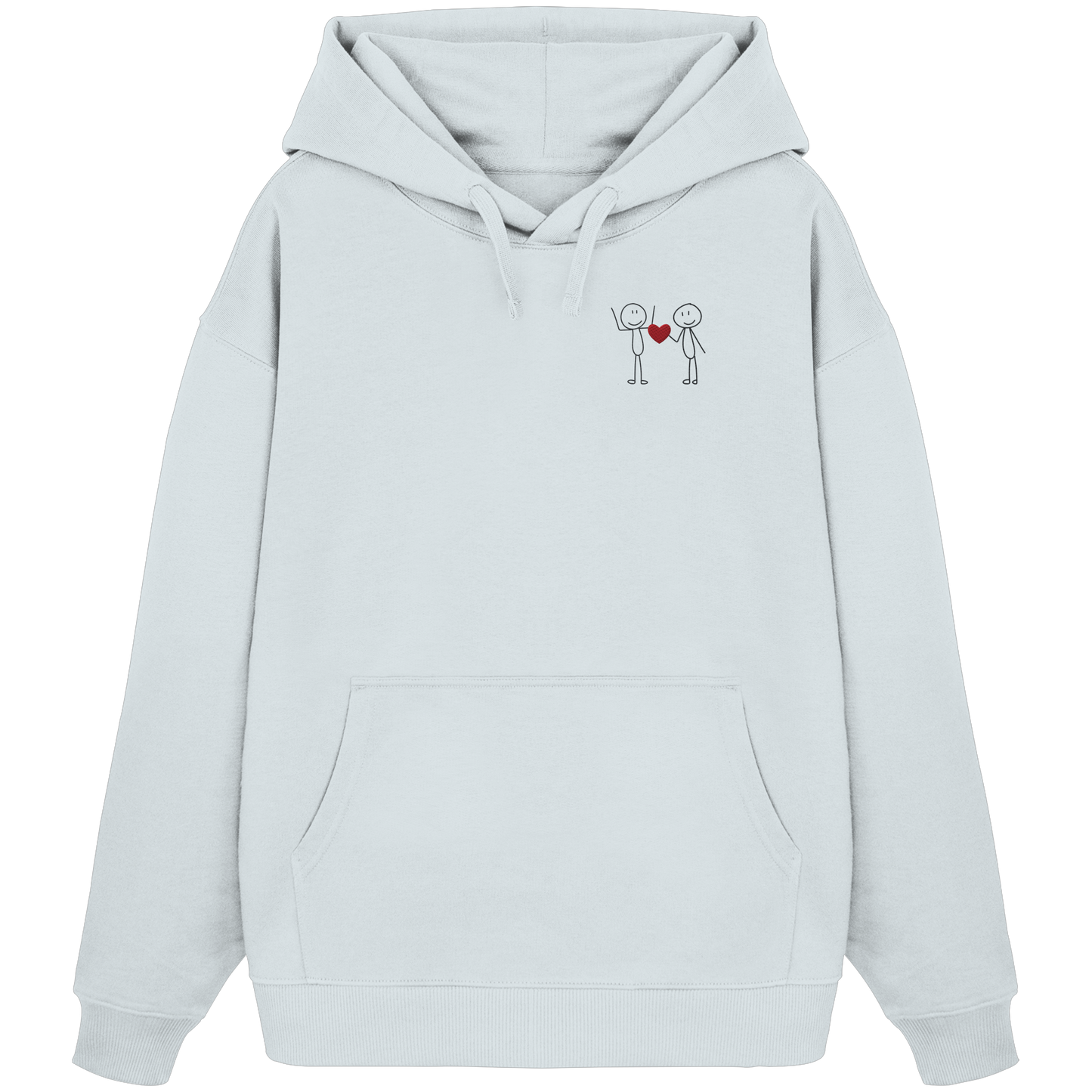 STICKFIGURELOVE! (Stick)  - Organic Oversize Hoodie