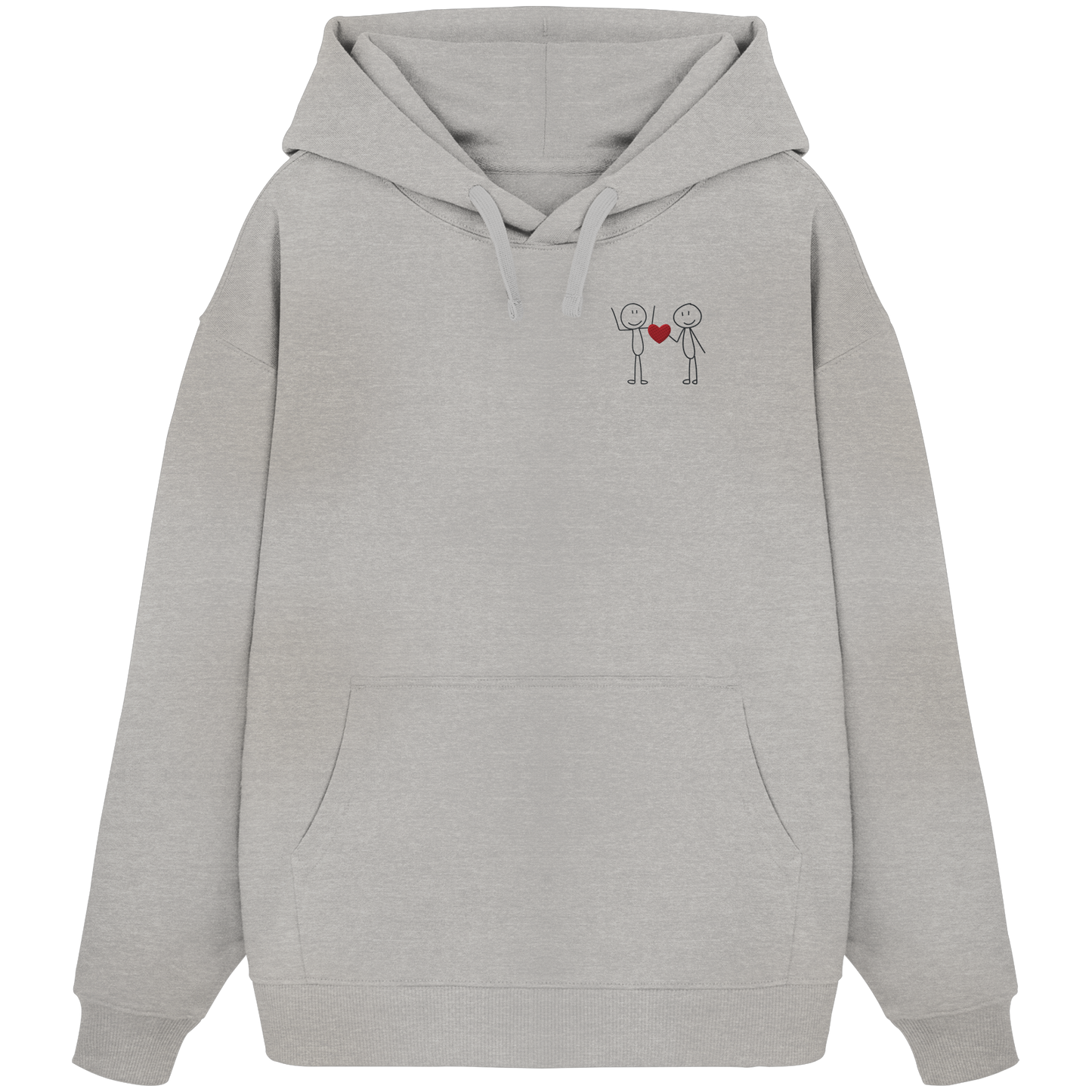 STICKFIGURELOVE! (Stick)  - Organic Oversize Hoodie