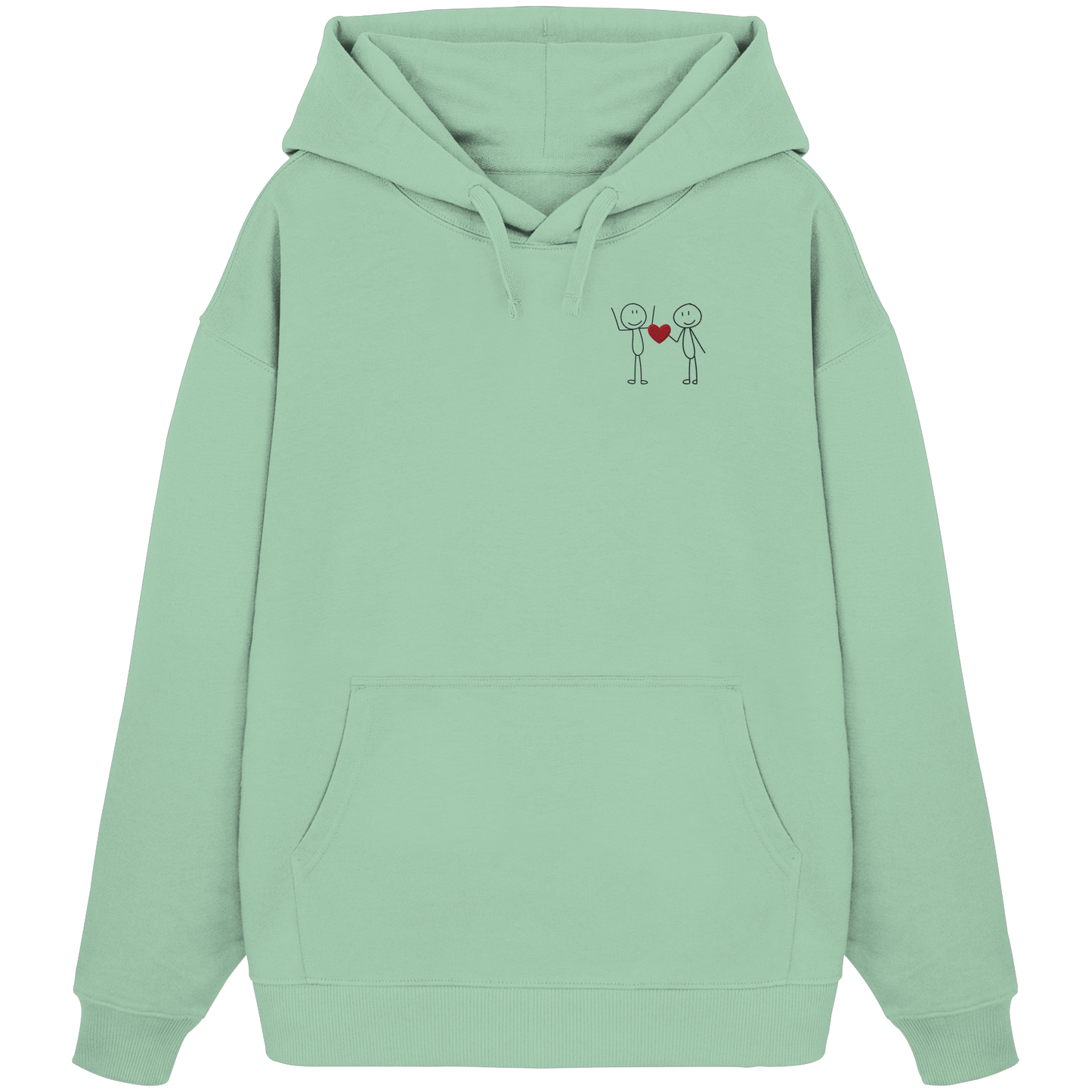 STICKFIGURELOVE! (Stick)  - Organic Oversize Hoodie