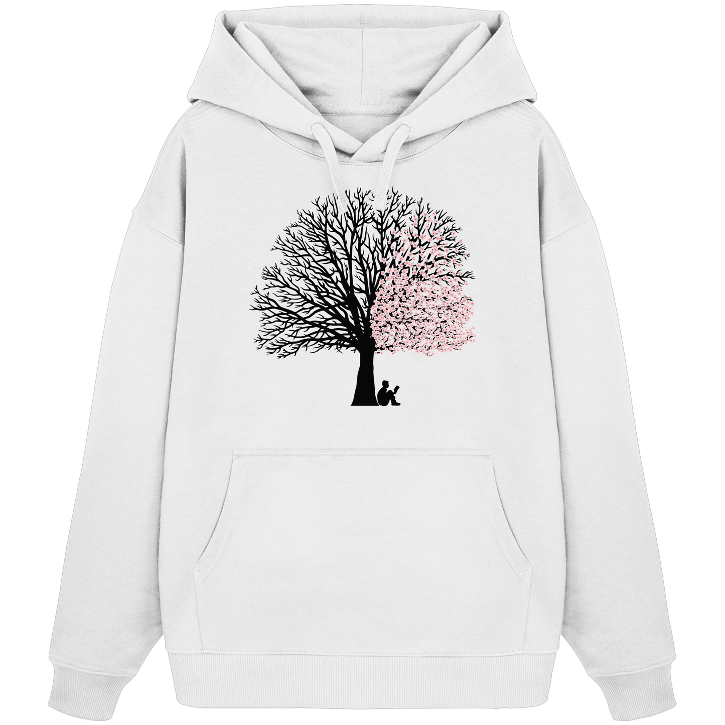 CHERRY BLOSSOM SHADOW! - Organic Oversize Hoodie
