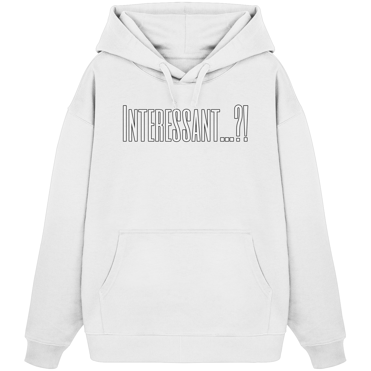 INTERESTING...?! - Organic Oversize Hoodie