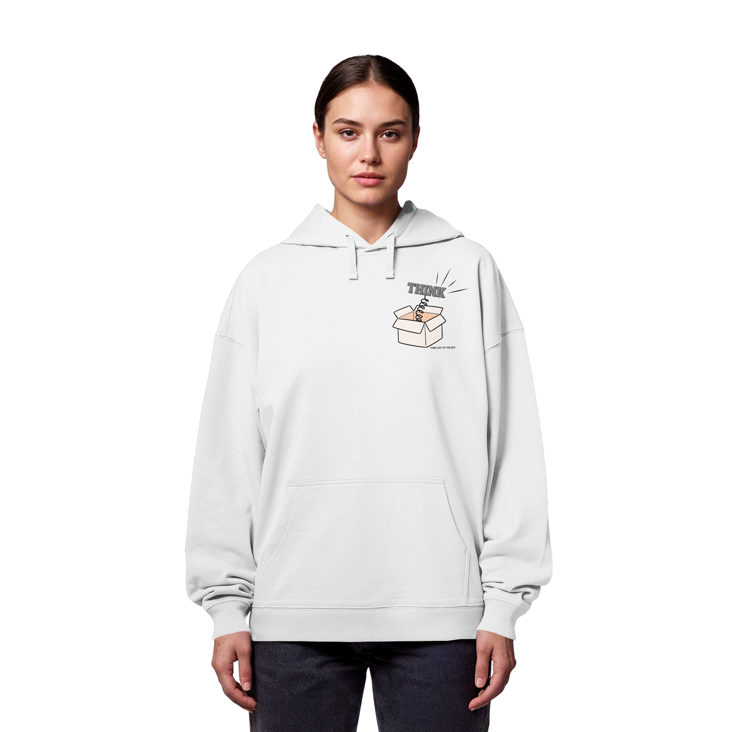 THINK! - Organic Oversized Hoodie