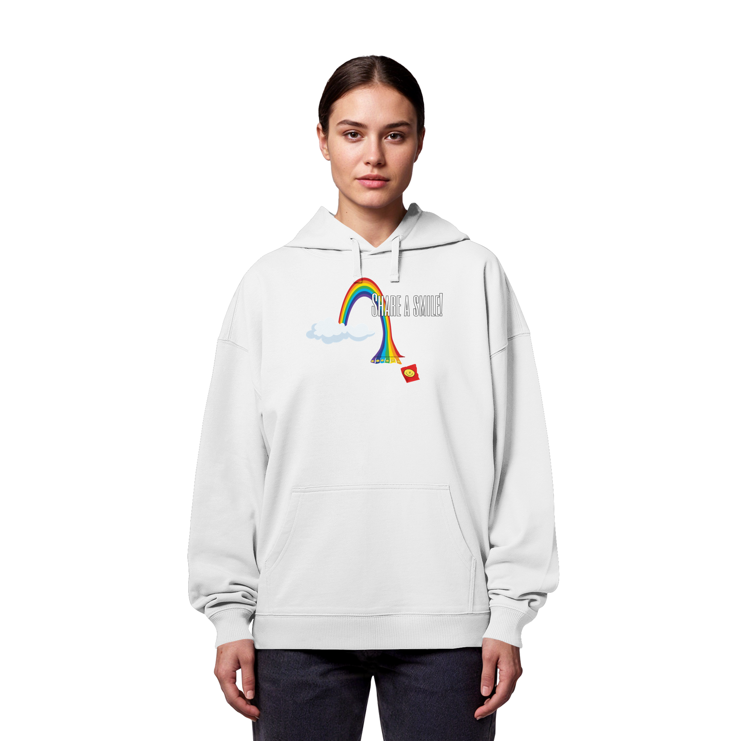 SHAREASMILE! - Organic Oversize Hoodie
