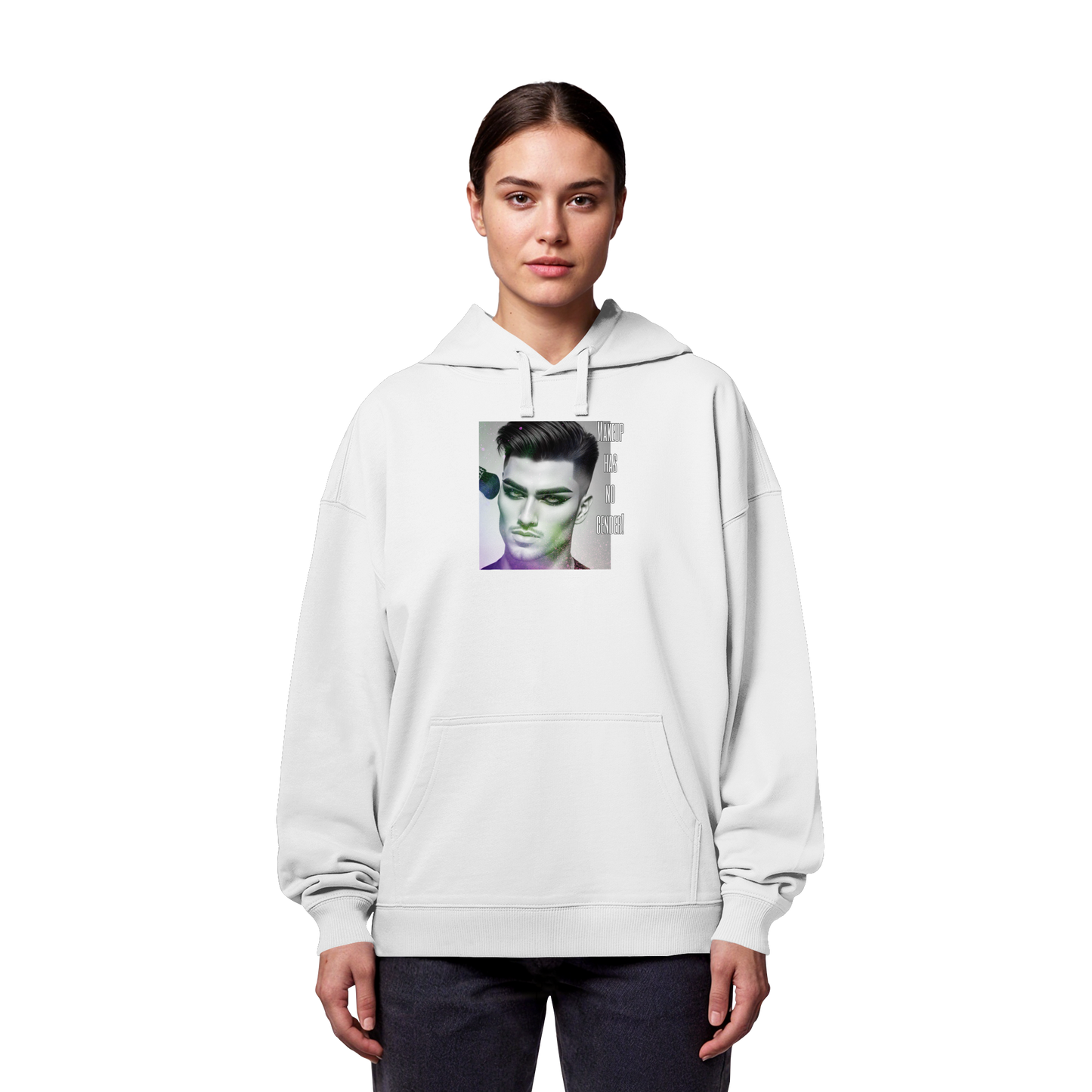 MAKEUPHASNOGENDER! - Organic Oversized Hoodie