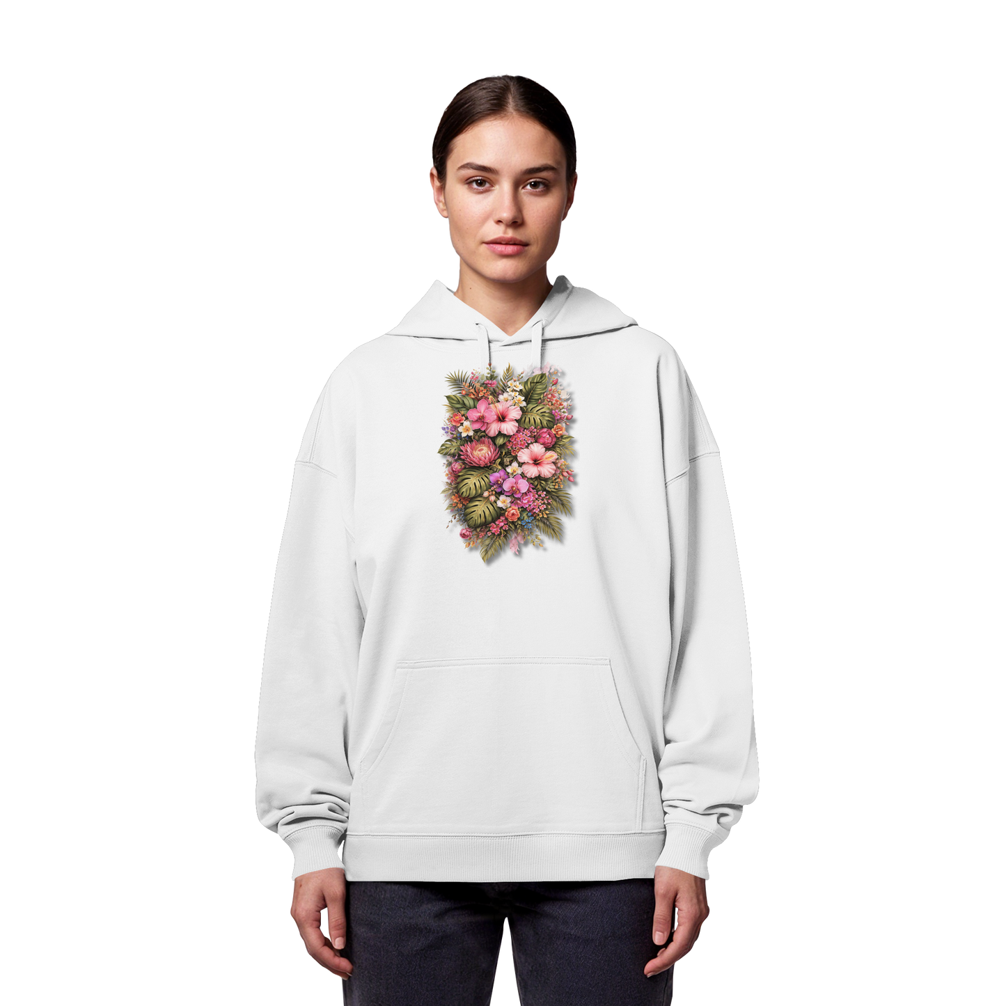 FLOWER POWER! - Organic Oversize Hoodie