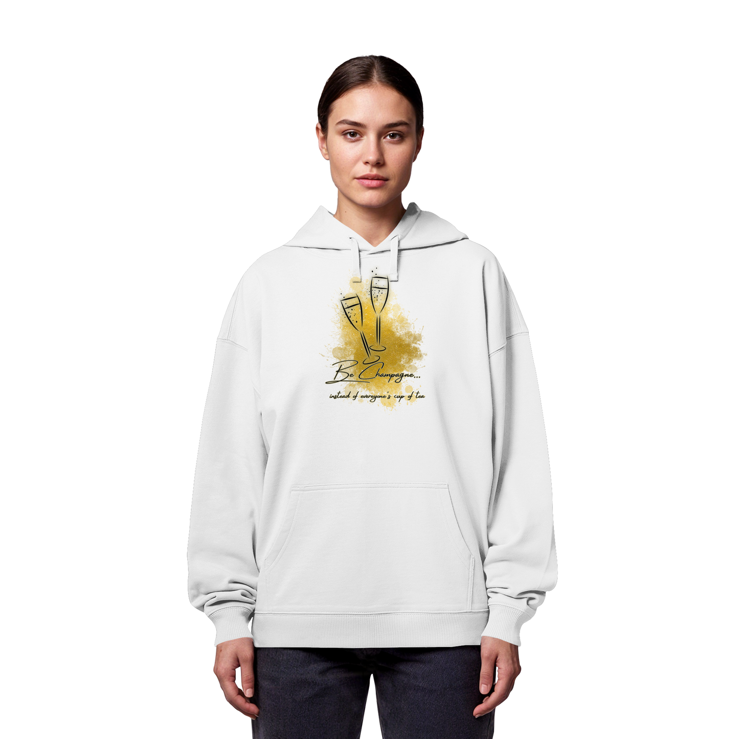 CHAMPAGNE! - Organic Oversize Hoodie