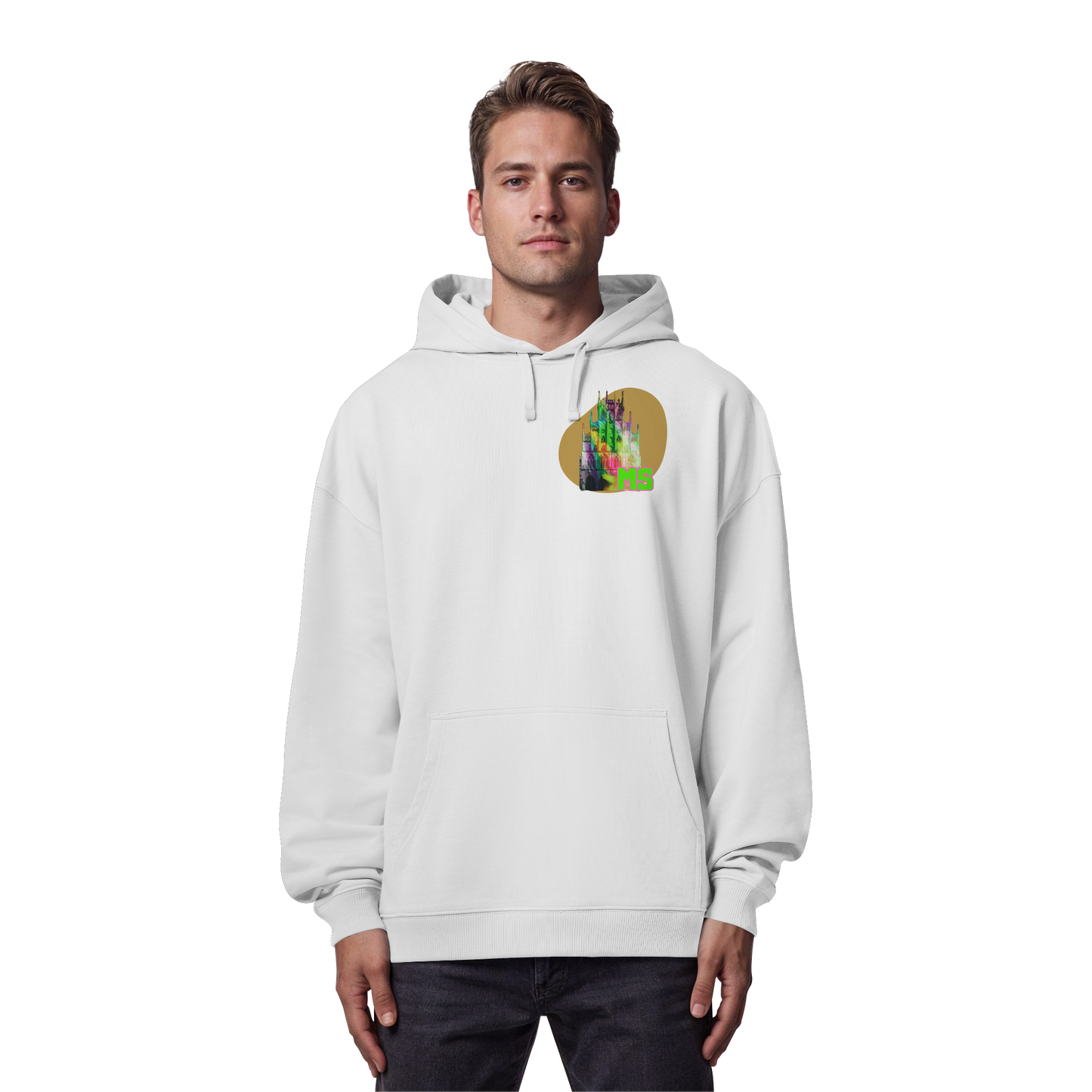 COLORFULTOWNHALL! - Organic Oversize Hoodie