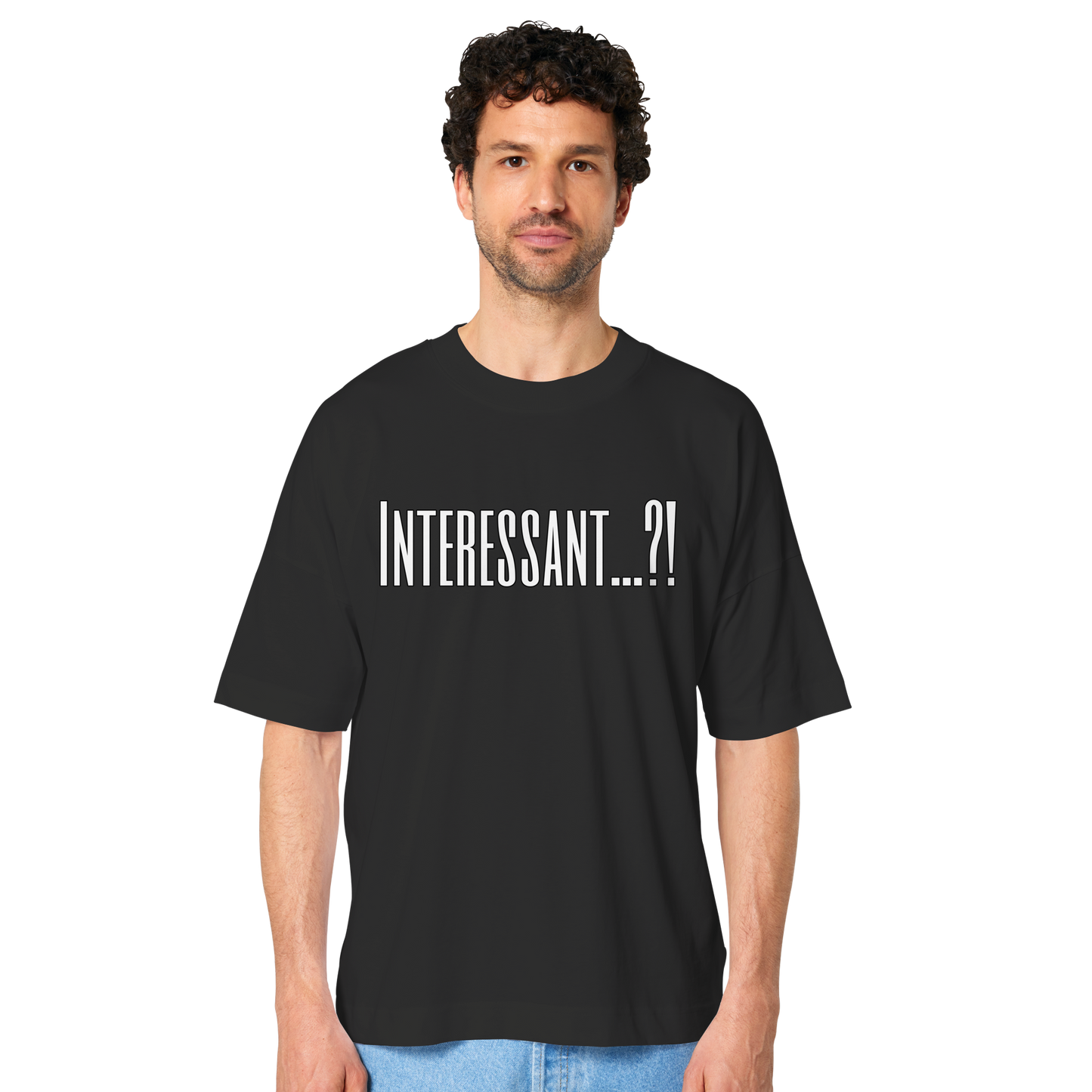 INTERESTING...?! - Organic Oversize Shirt
