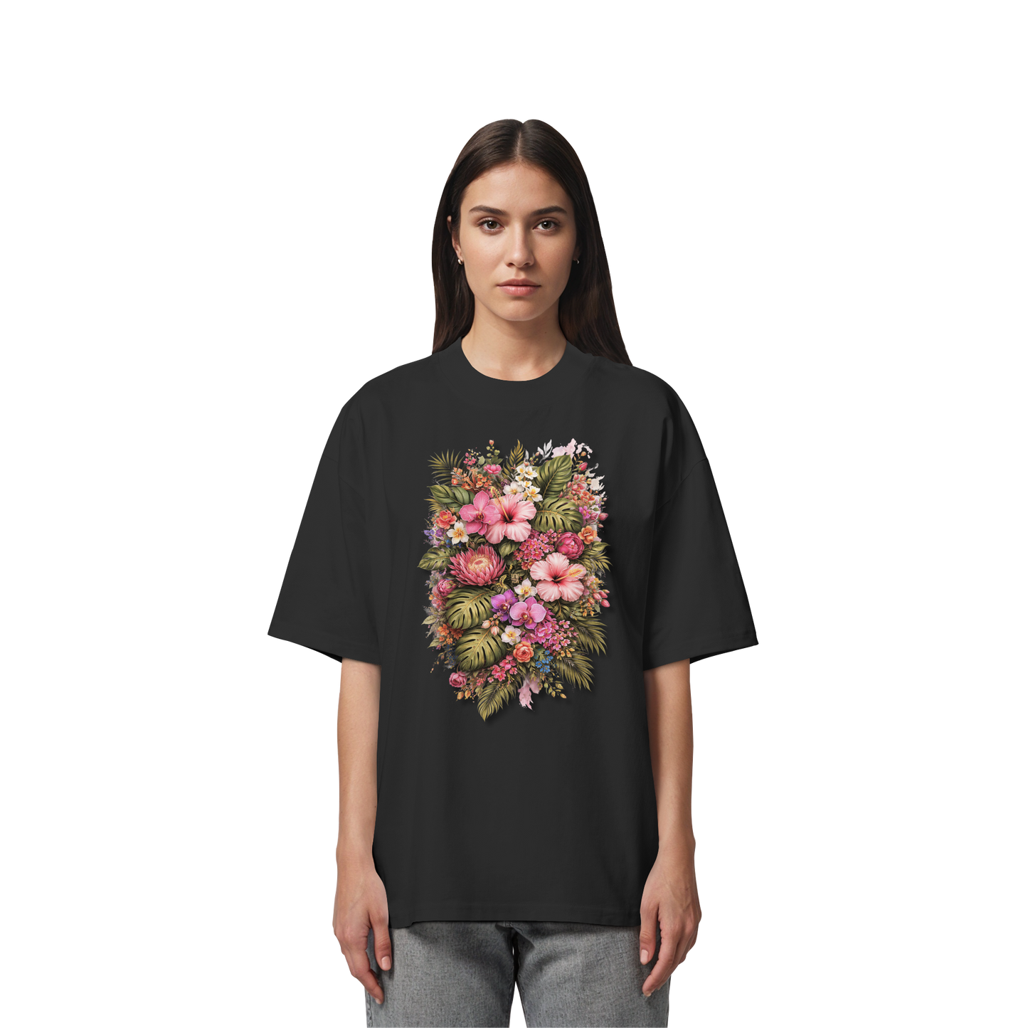 FLOWERPOWER! - Organic Oversize Shirt