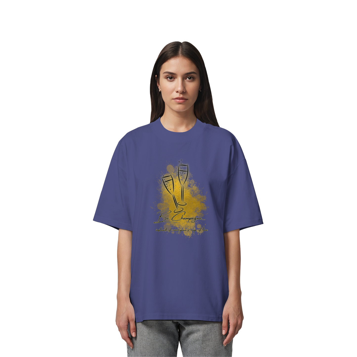 CHAMPAGNE! - Organic Oversize T-Shirt
