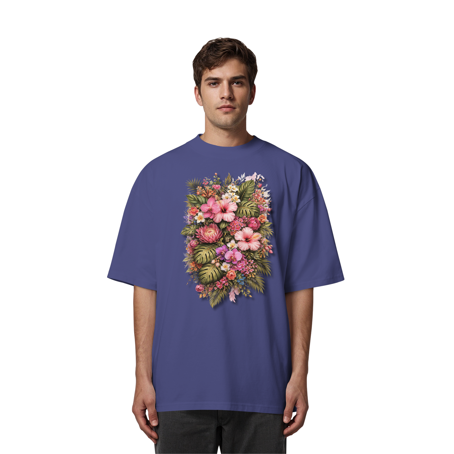 FLOWERPOWER! - Organic Oversize Shirt