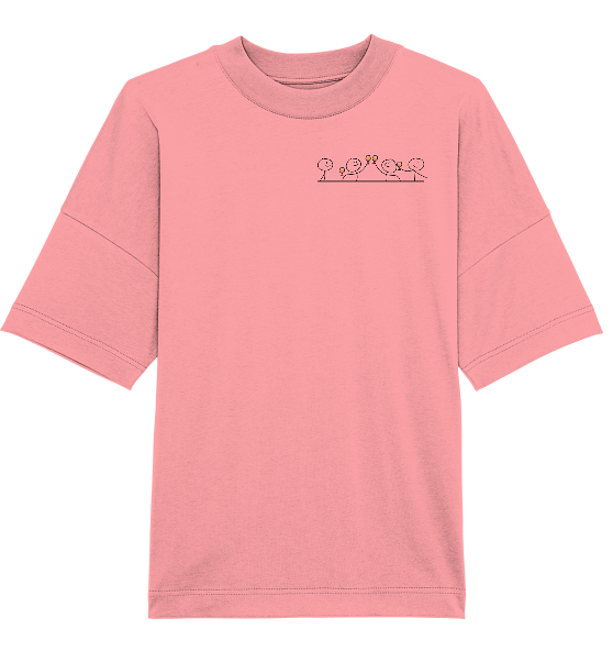 CREWLOVE! (Embroidered) - Organic Oversized T-Shirt