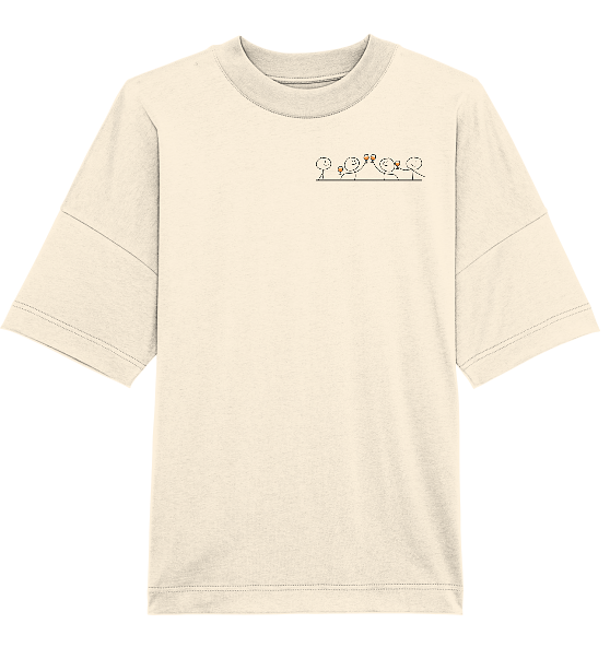 CREWLOVE! (Embroidered) - Organic Oversized T-Shirt