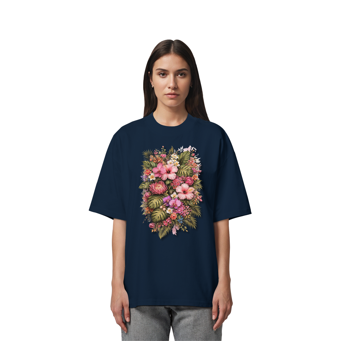 FLOWERPOWER! - Organic Oversize Shirt