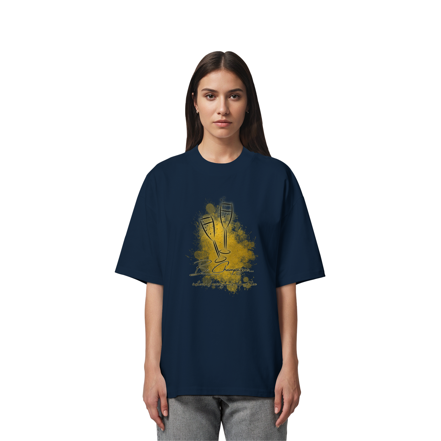 CHAMPAGNE! - Organic Oversize T-Shirt