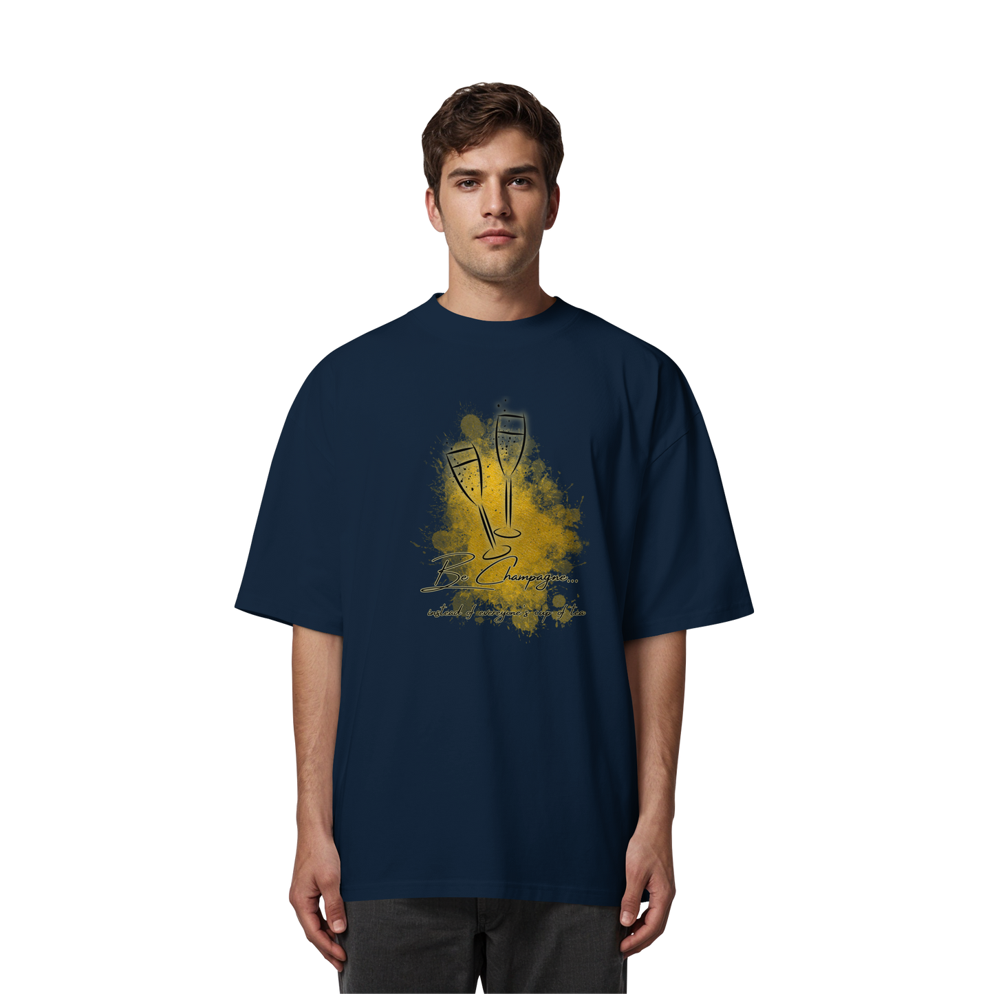CHAMPAGNE! - Organic Oversize T-Shirt