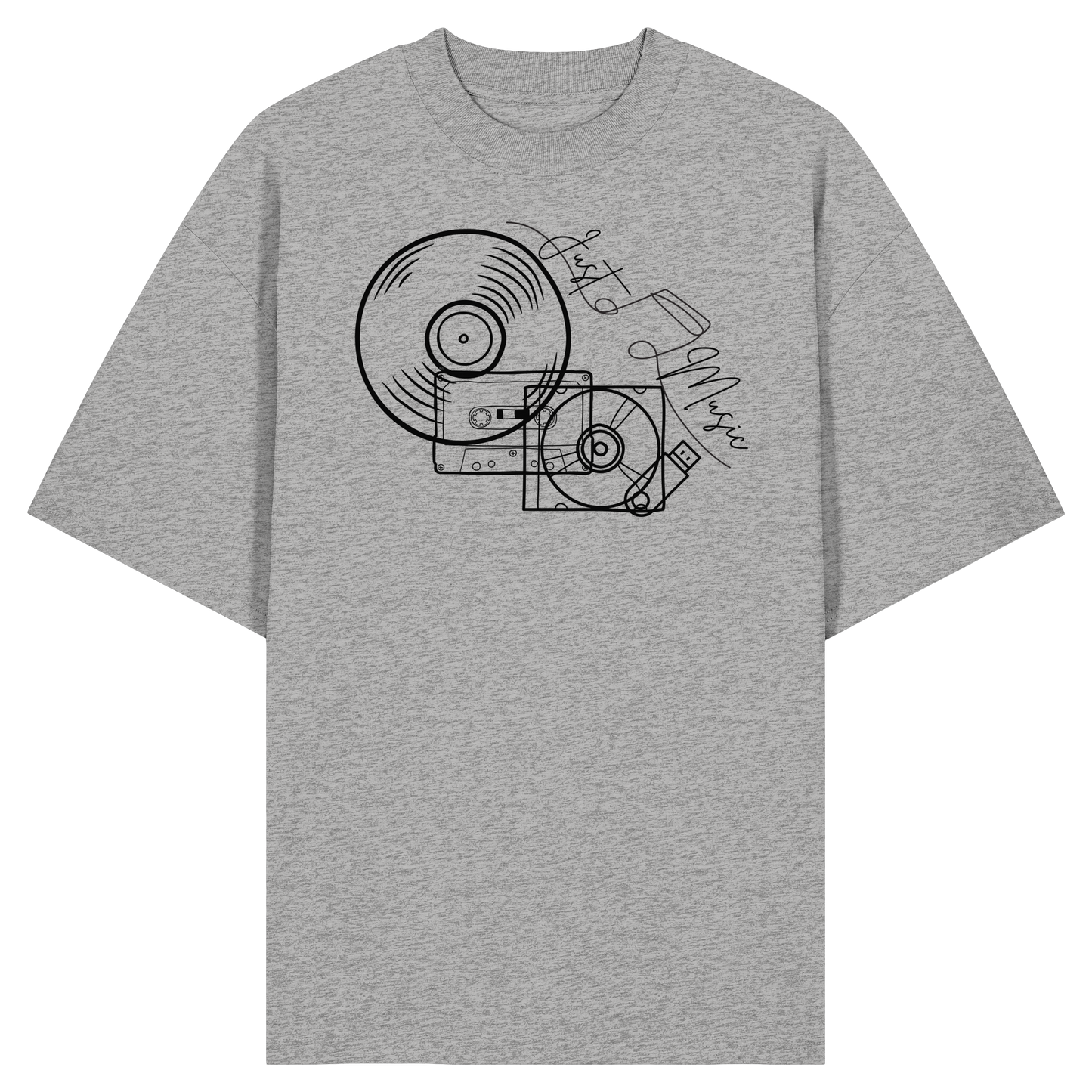 JUSTMUSIC! - Organic Oversized Shirt