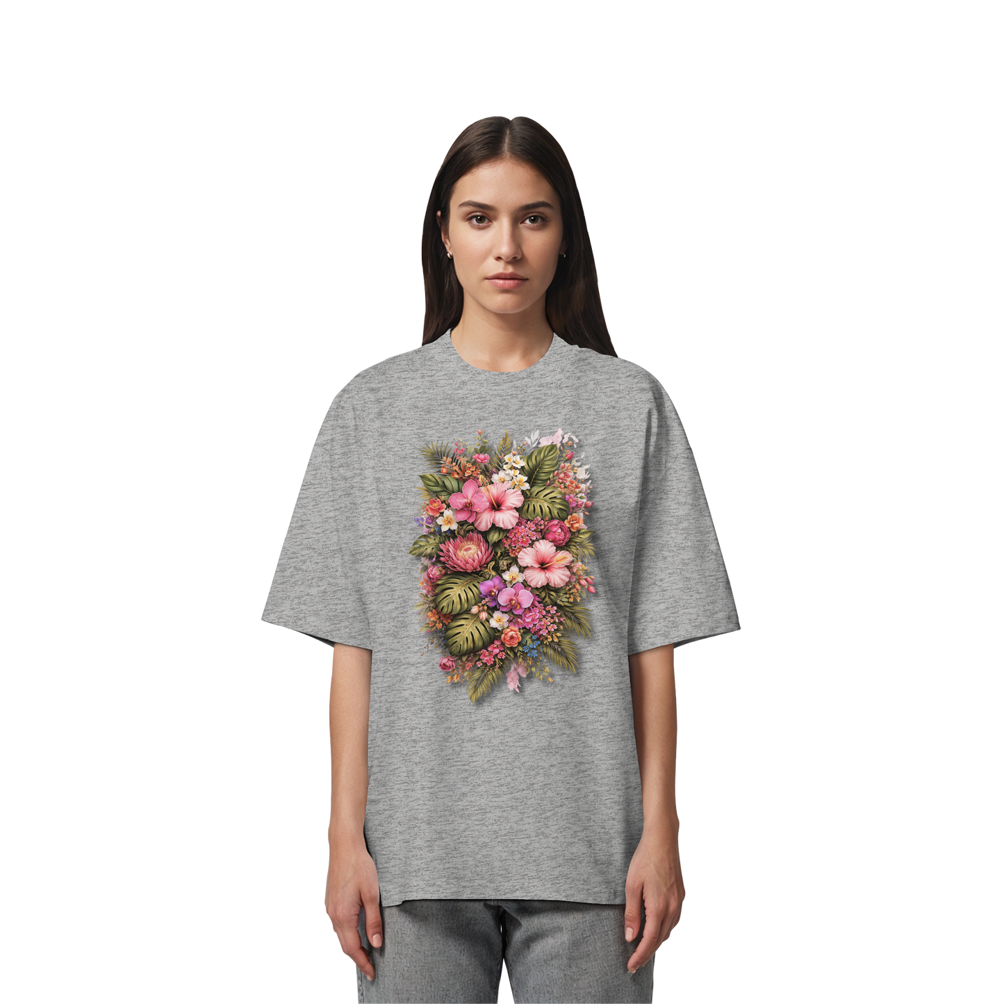 FLOWERPOWER! - Organic Oversize Shirt