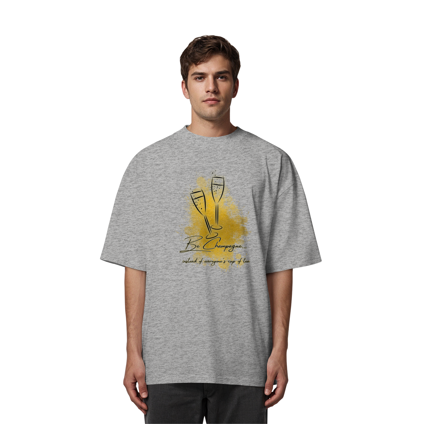 CHAMPAGNE! - Organic Oversize T-Shirt