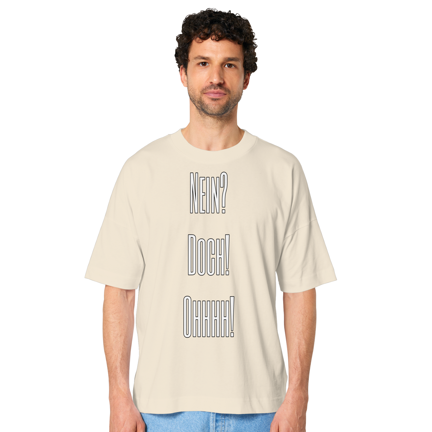 NO?YES!OHHHH! - Organic Oversize Shirt