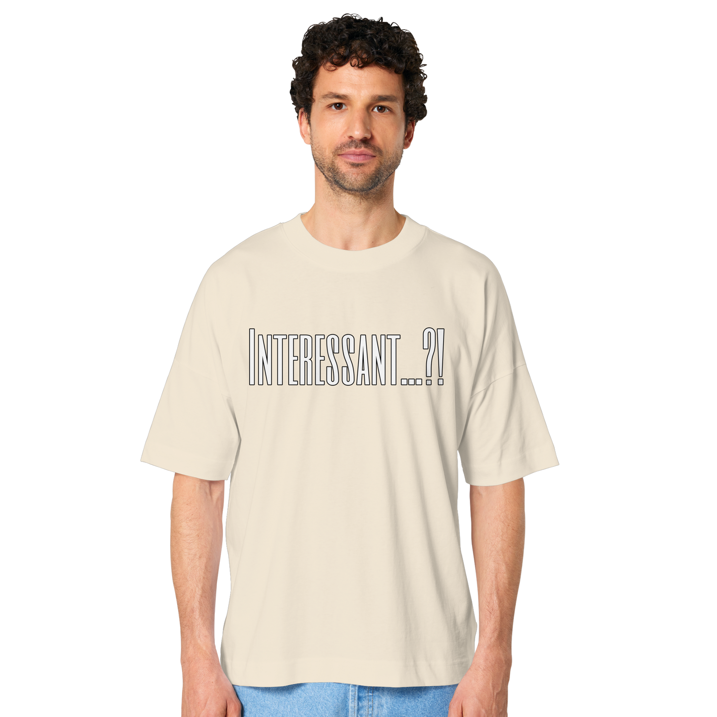 INTERESTING...?! - Organic Oversize Shirt