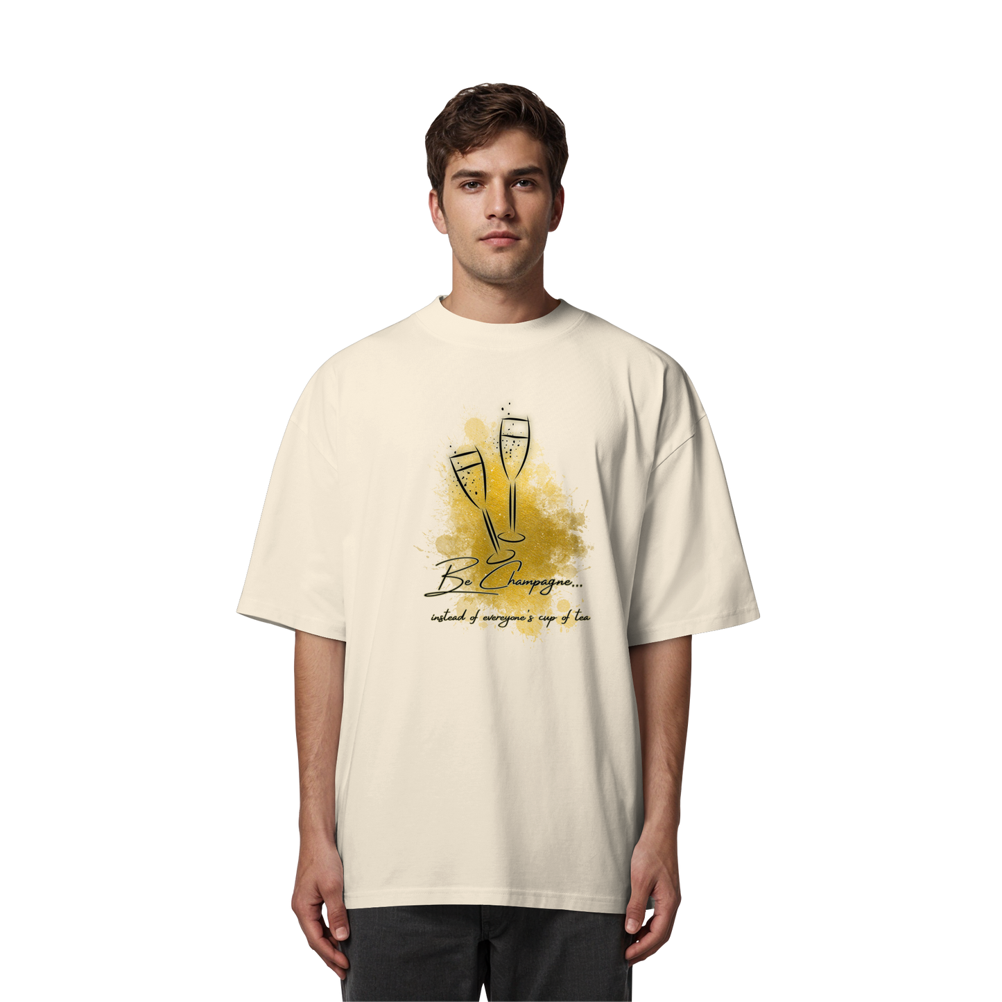CHAMPAGNE! - Organic Oversize T-Shirt