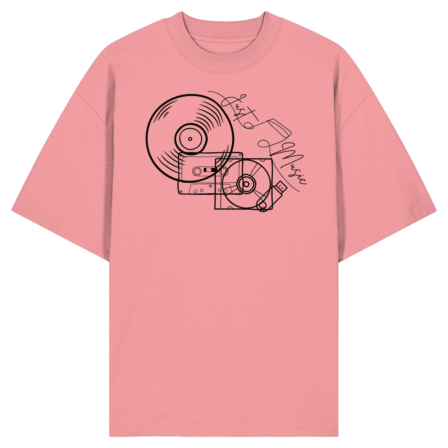 JUSTMUSIC! - Organic Oversized Shirt