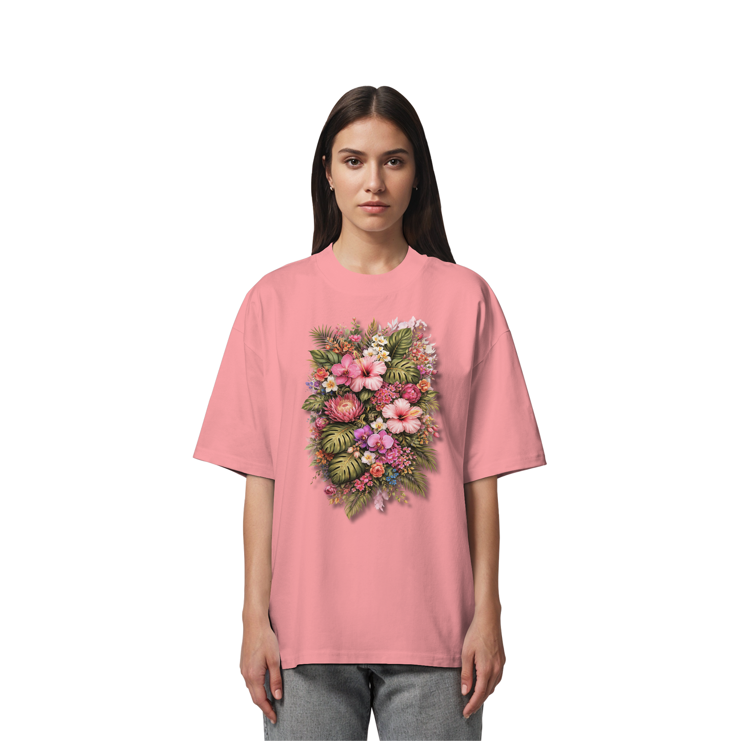 FLOWERPOWER! - Organic Oversize Shirt