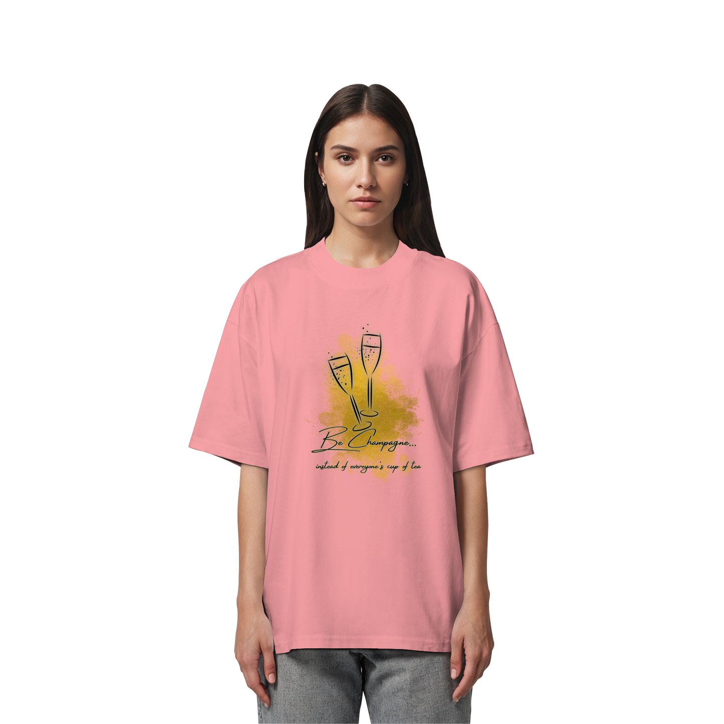 CHAMPAGNE! - Organic Oversize T-Shirt