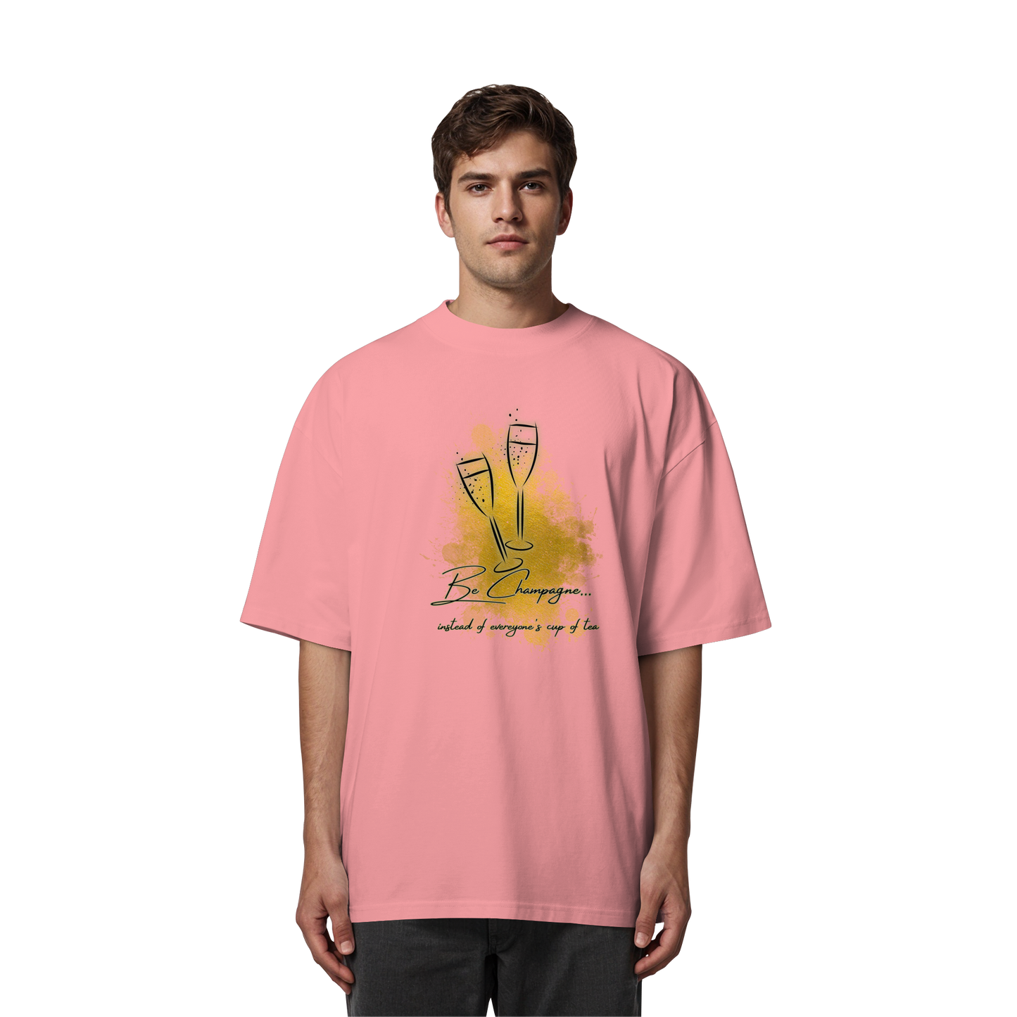 CHAMPAGNE! - Organic Oversize T-Shirt