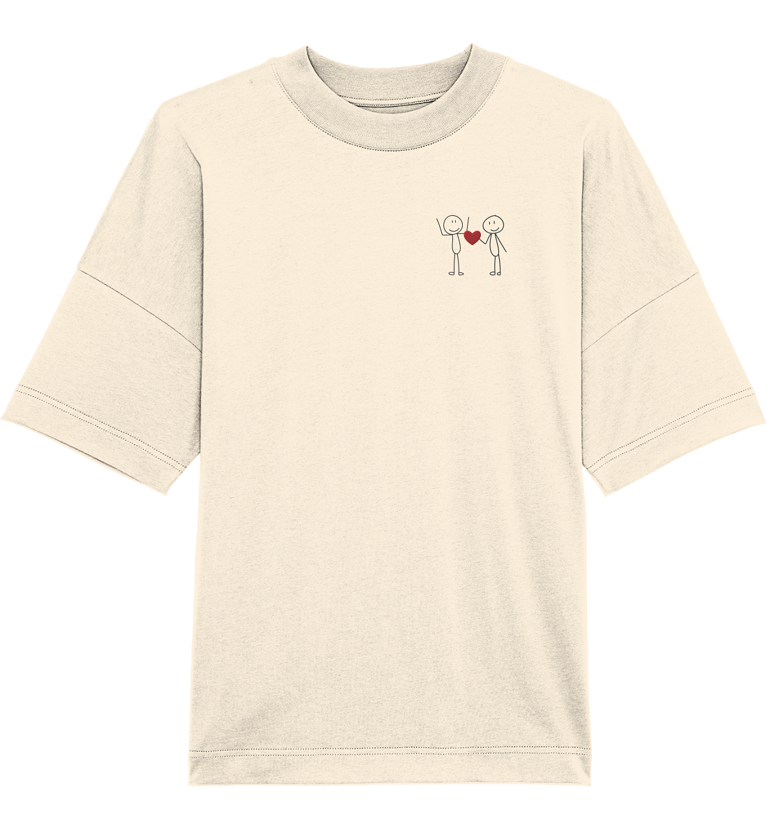 STICKFIGURLOVE! - Organic Oversize T-Shirt (Stick)